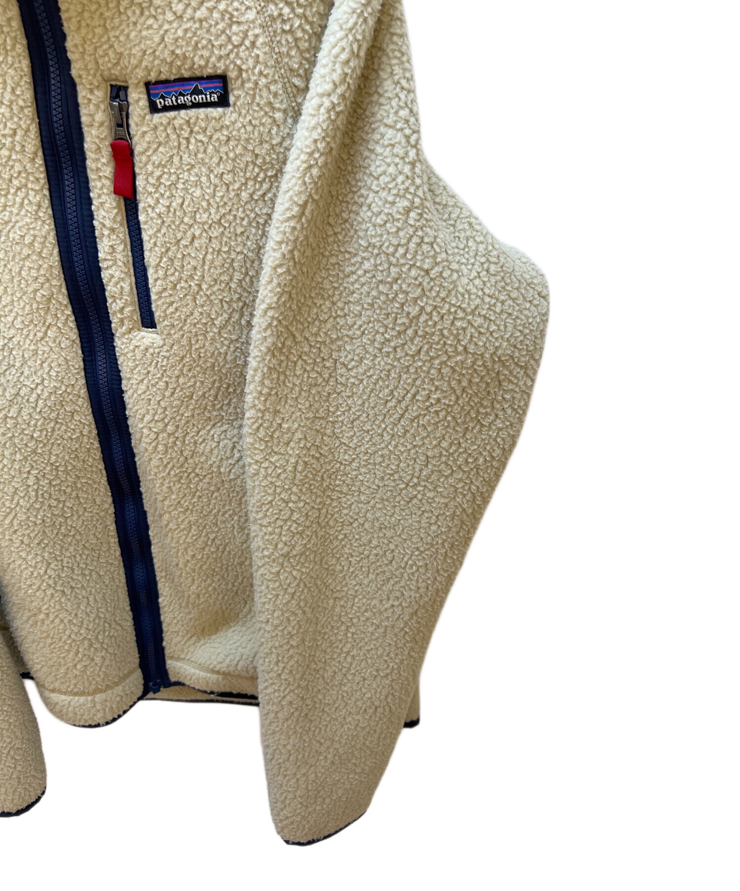 Mサイズ Patagonia パタゴニア フリースジャケット アイボリー 