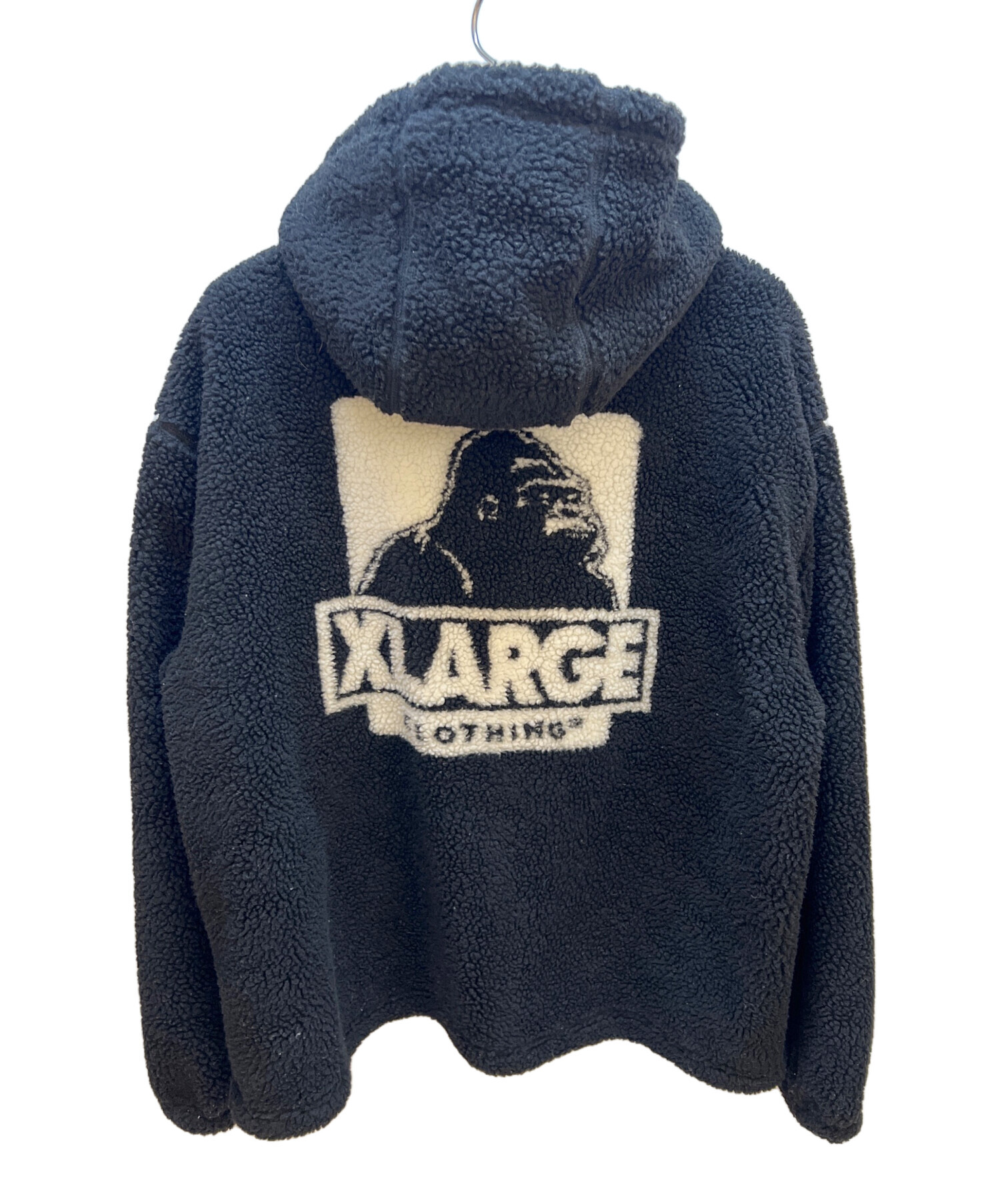 中古・古着通販】X-LARGE (エクストララージ) ボアジャケット ブラック