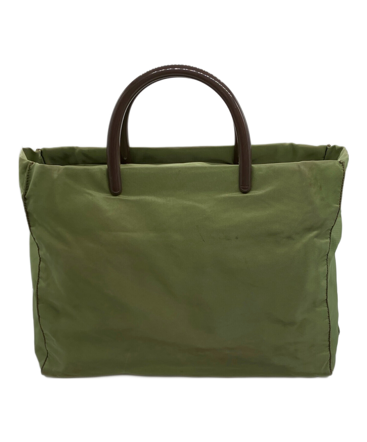 中古・古着通販】PRADA (プラダ) ハンドバッグ グリーン｜ブランド 
