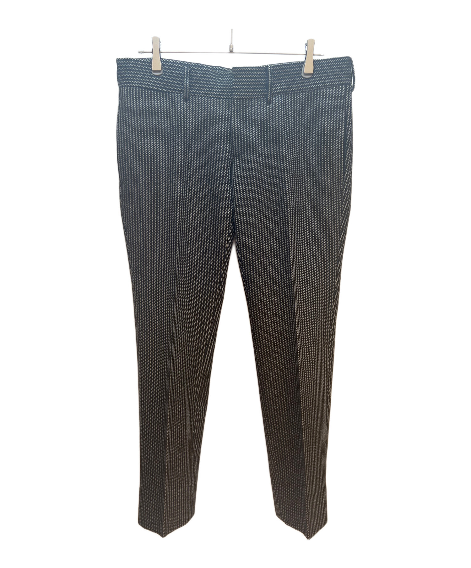 中古・古着通販】GUCCI (グッチ) ウールパンツ/モヘア混 ブラック