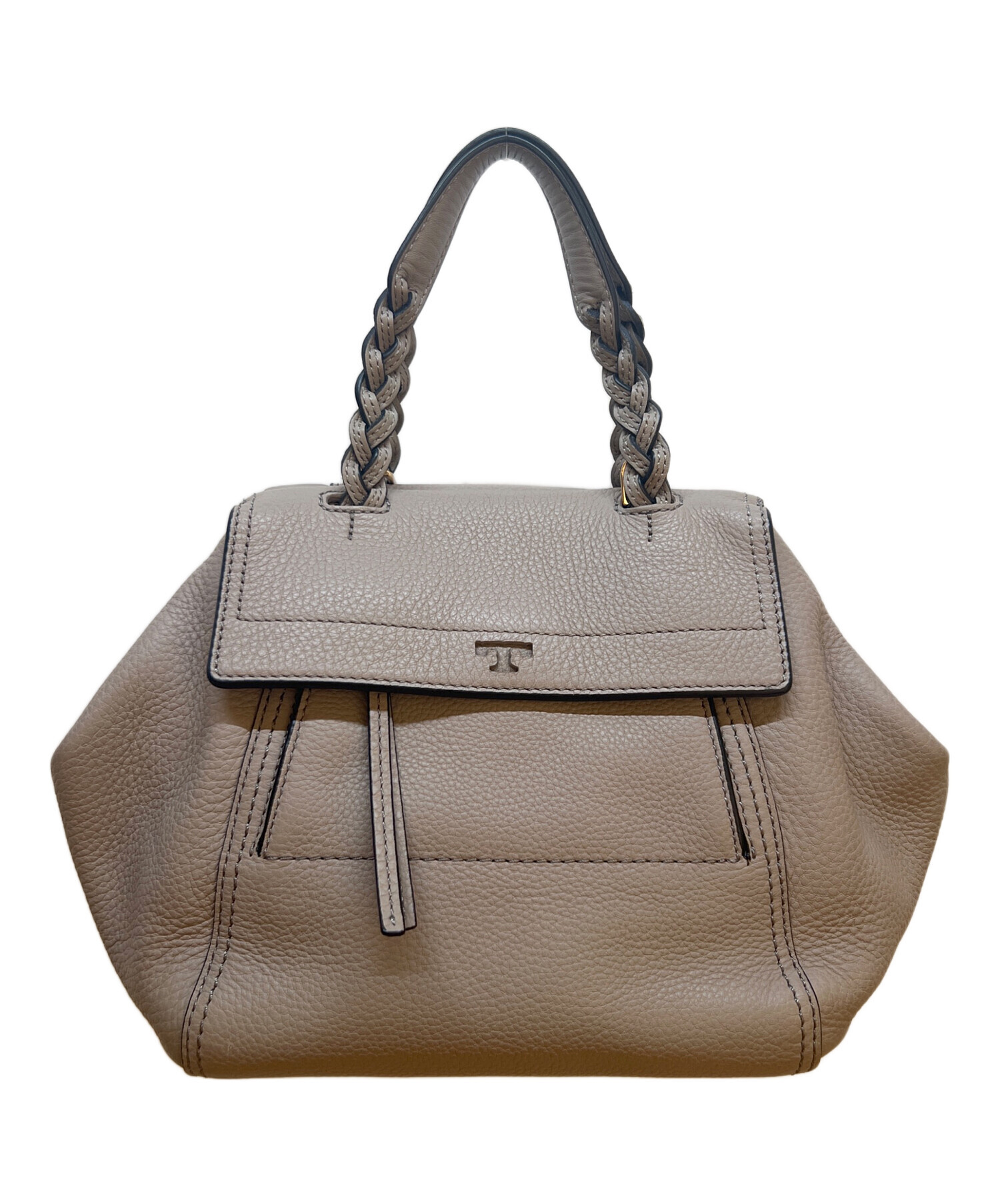 中古・古着通販】TORY BURCH (トリーバーチ) ハンドバッグ ベージュ  