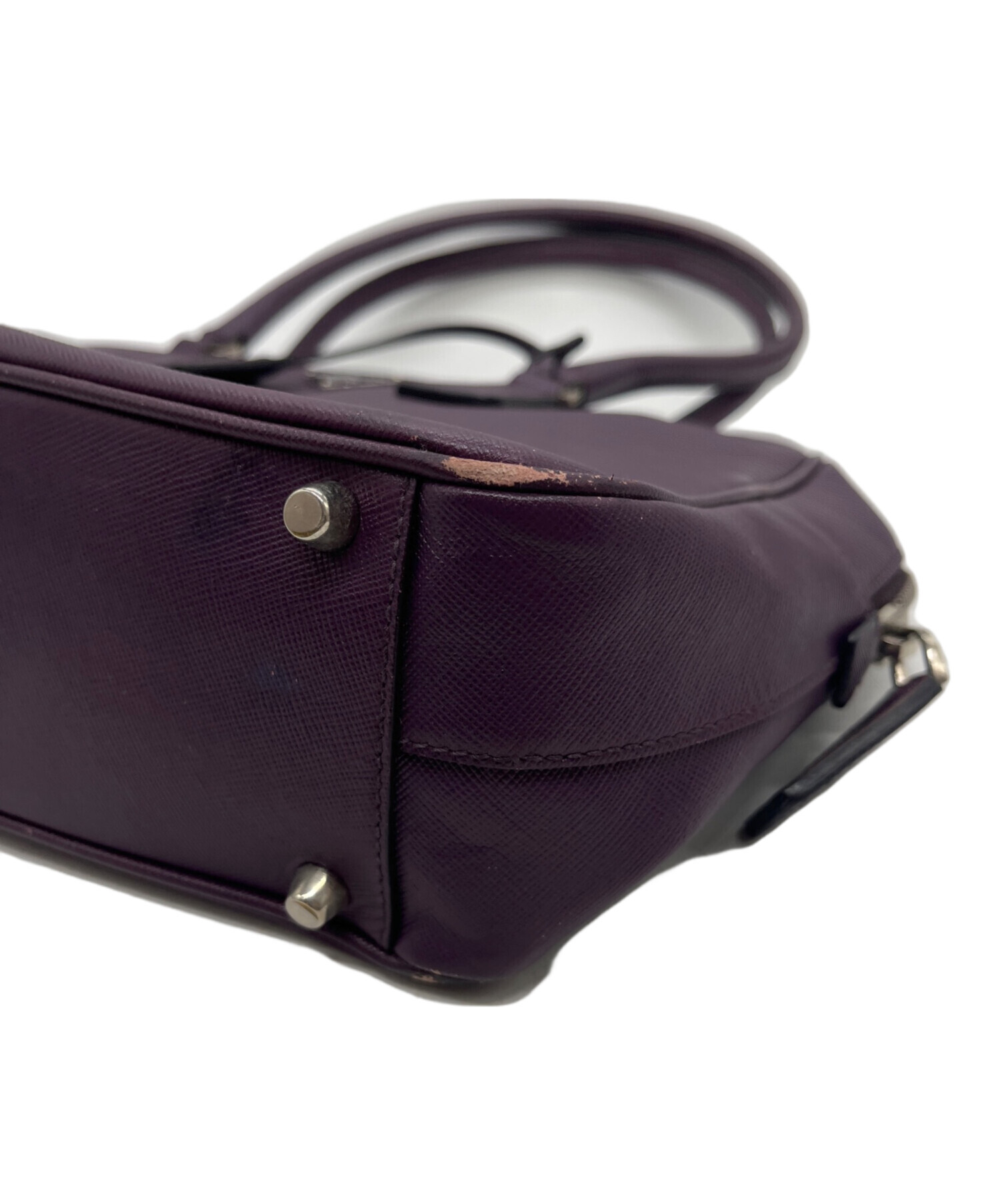 中古・古着通販】PRADA (プラダ) ハンドバッグ/ガレリア・サフィアーノ 