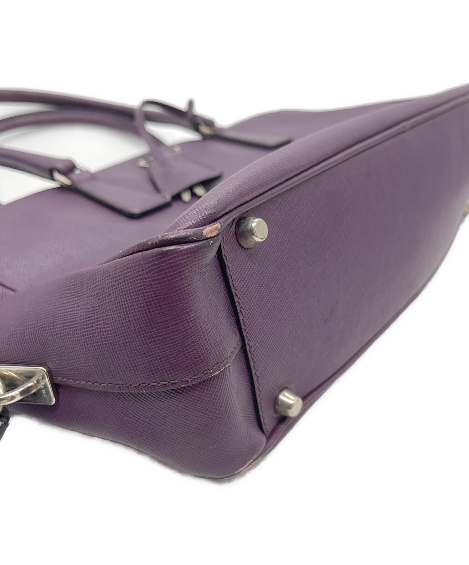 中古・古着通販】PRADA (プラダ) ハンドバッグ/ガレリア・サフィアーノ 