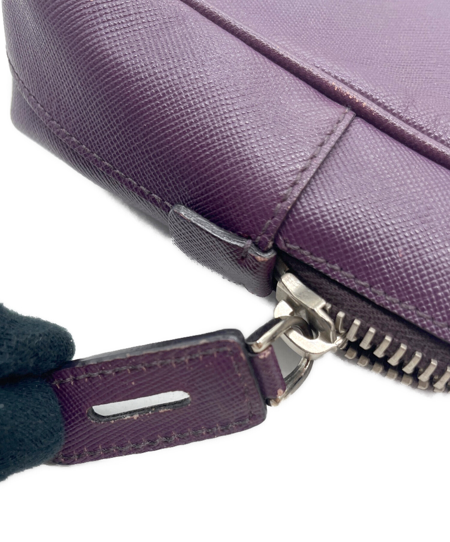 中古・古着通販】PRADA (プラダ) ハンドバッグ/ガレリア・サフィアーノ 