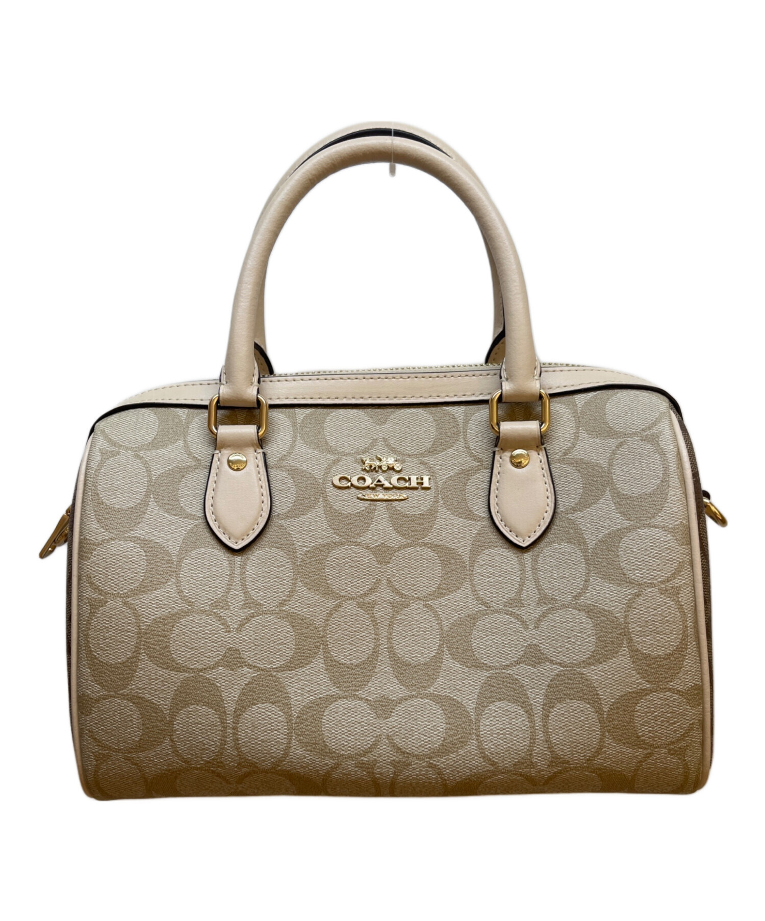 中古・古着通販】COACH (コーチ) 2WAYミニボストンバッグ ライト 
