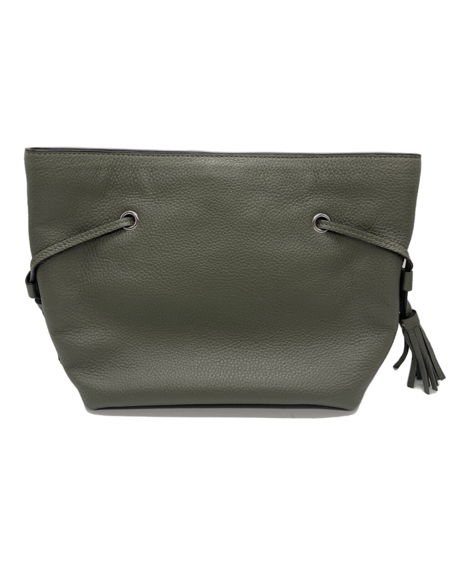 COACH グリーンファーバックパック ccv64_qbolv_a0