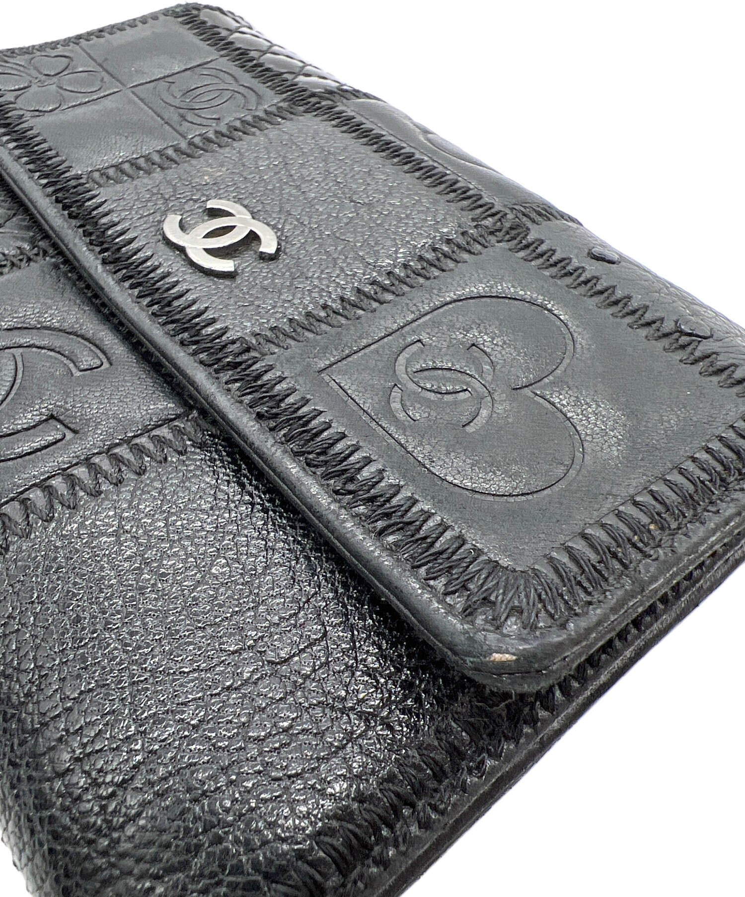 専用＊CHANEL シャネル アイコンパッチワーク 二つ折り財布 CHANEL（シャネル） 二つ折り財布 AP4656 B20633 レディース メンズ