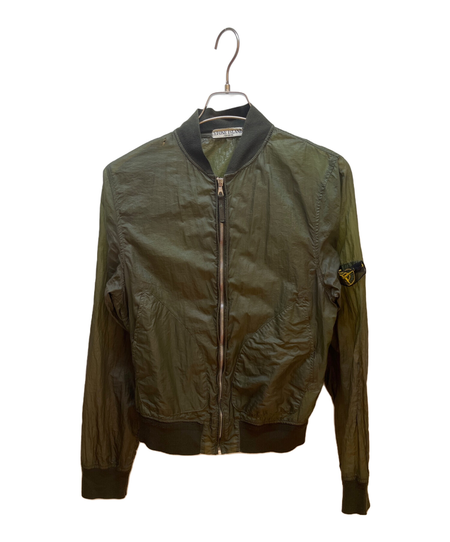 Stone /ナイロンジャケット/フード/ストーンアイランド STONE ISLAND ストーンアイランド フーデッド ブルゾン/ナイロン