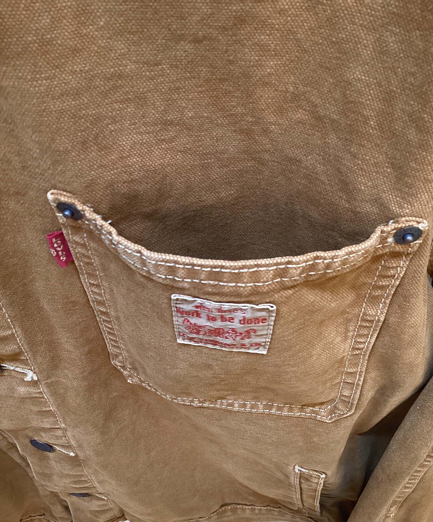 かなや様 非売品Levi,s リーバイス 木製ハンガー下14本セット 中古・古着通販】LEVI'S (リーバイス) ワークジャケット ブラウン