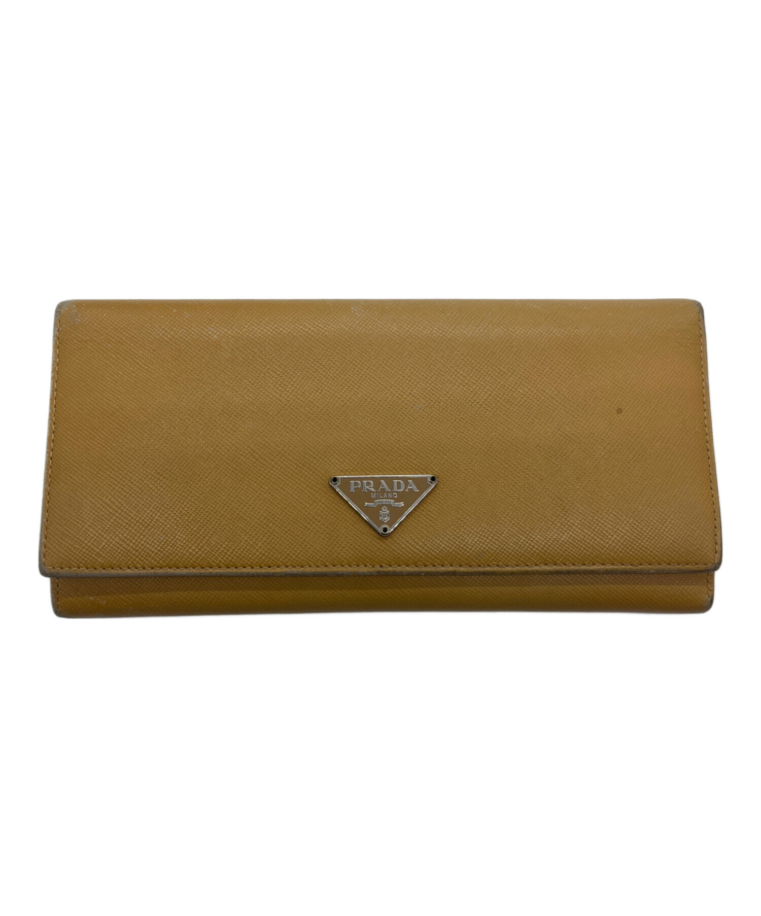 中古・古着通販】PRADA (プラダ) 長財布 イエロー｜ブランド・古着通販 