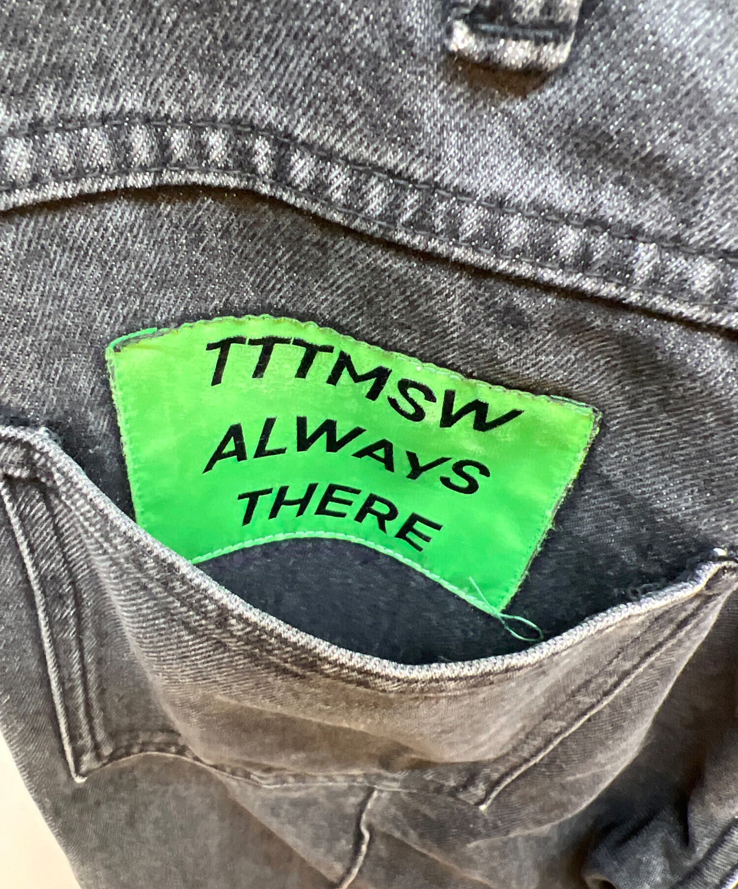 中古・古着通販】TTT MSW (ティー) デニムパンツ ブラック サイズ:M