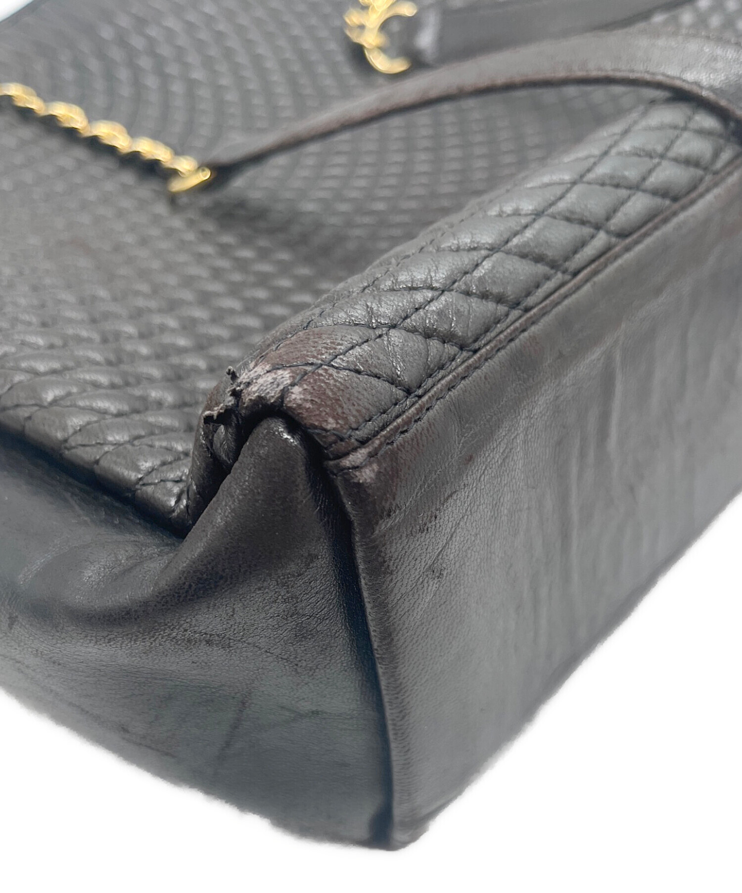 BALLYバリー　チェーンショルダーバッグ　ライオン BALLY】【フリンジ】【ヴィンテージ】バリー『チェーンショルダー