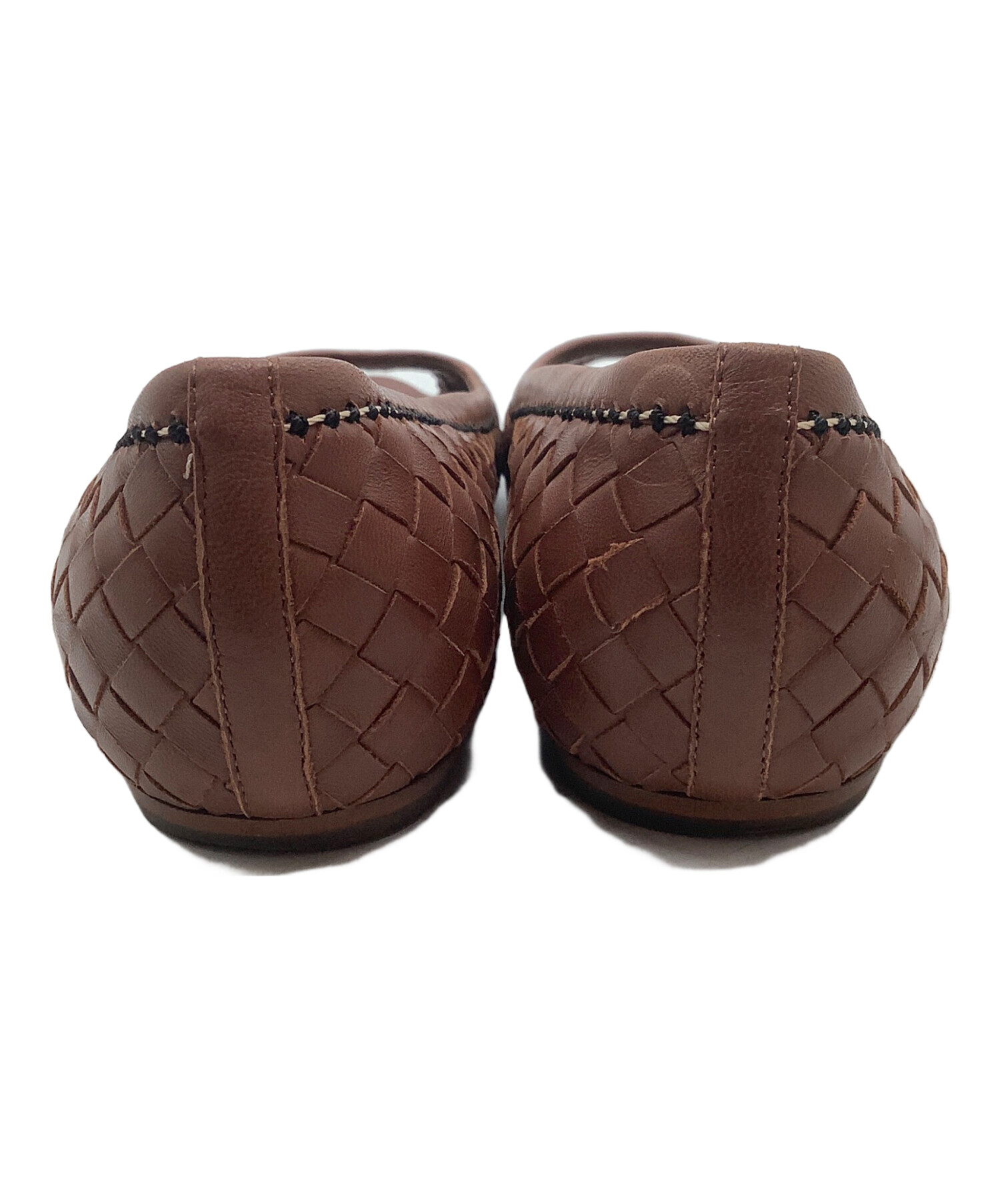 中古・古着通販】BOTTEGA VENETA (ボッテガベネタ) パンプス ブラウン 
