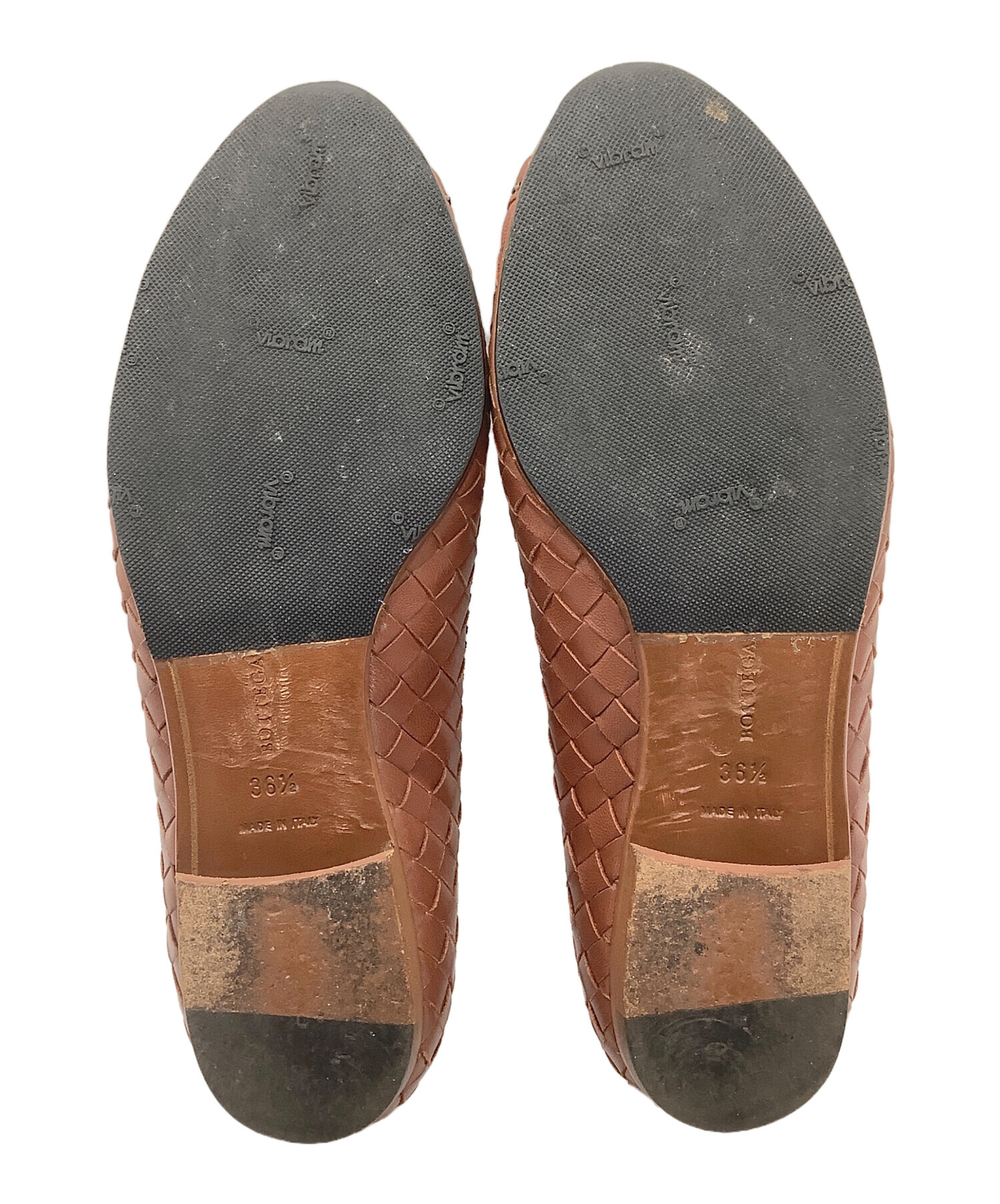 中古・古着通販】BOTTEGA VENETA (ボッテガベネタ) パンプス ブラウン 