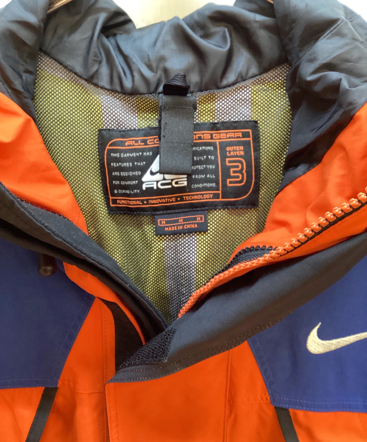 中古・古着通販】NIKE (ナイキ) スキーウェア(ジャケット) オレンジ