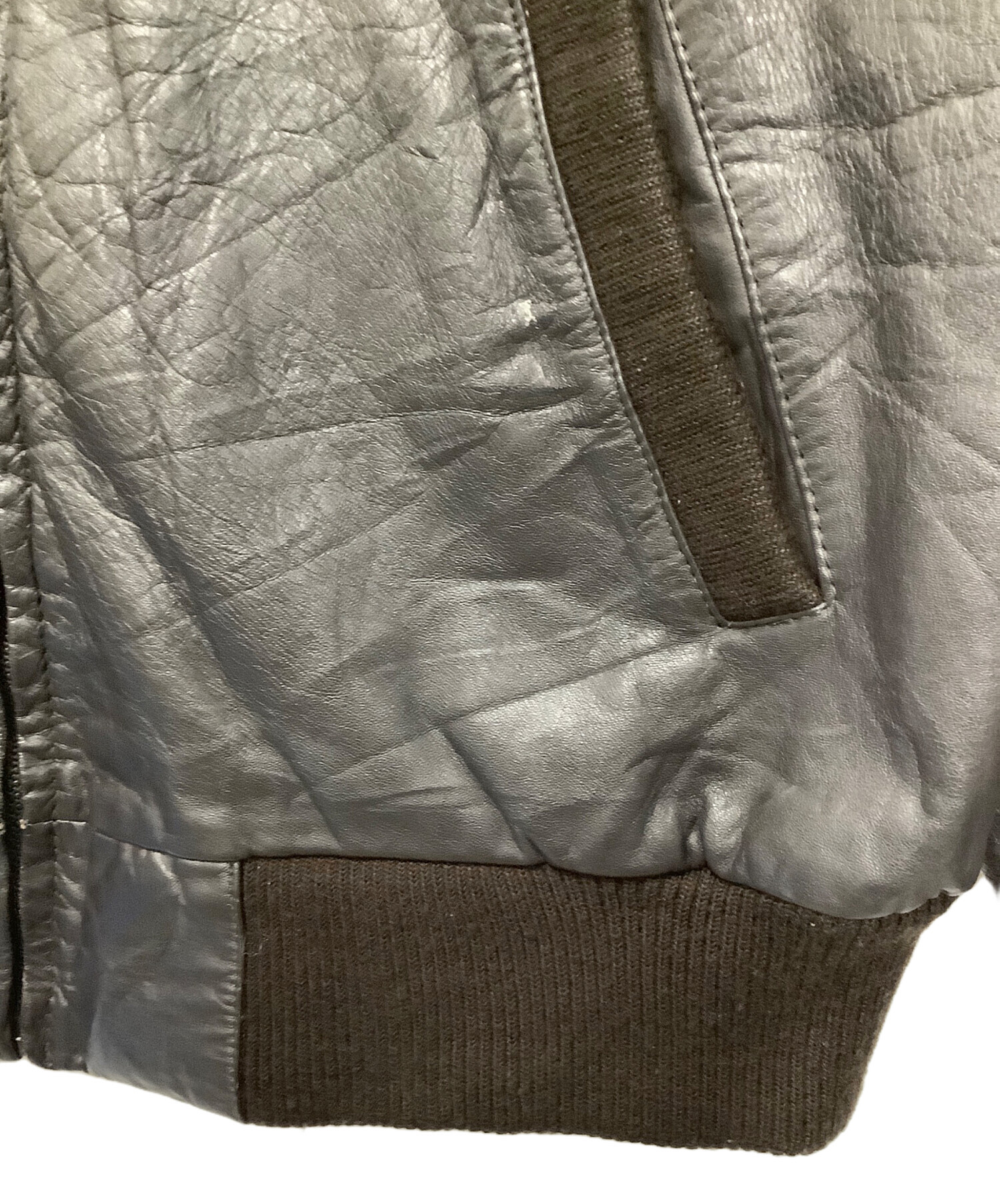 中古・古着通販】MEMBERS ONLY (メンバーズオンリー) レザージャケット