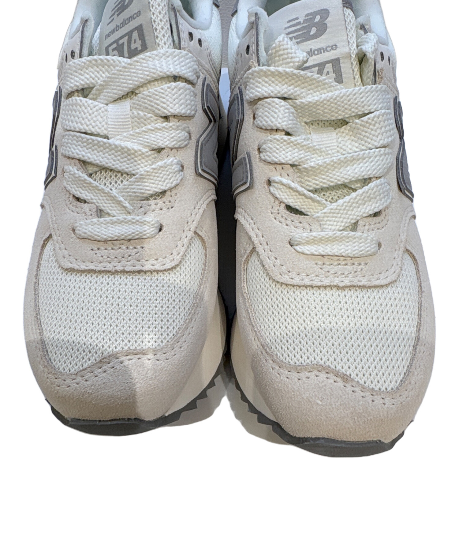 New Balance WL574ZJP ホワイト/グレー 24.0cm ニューバランス 574+