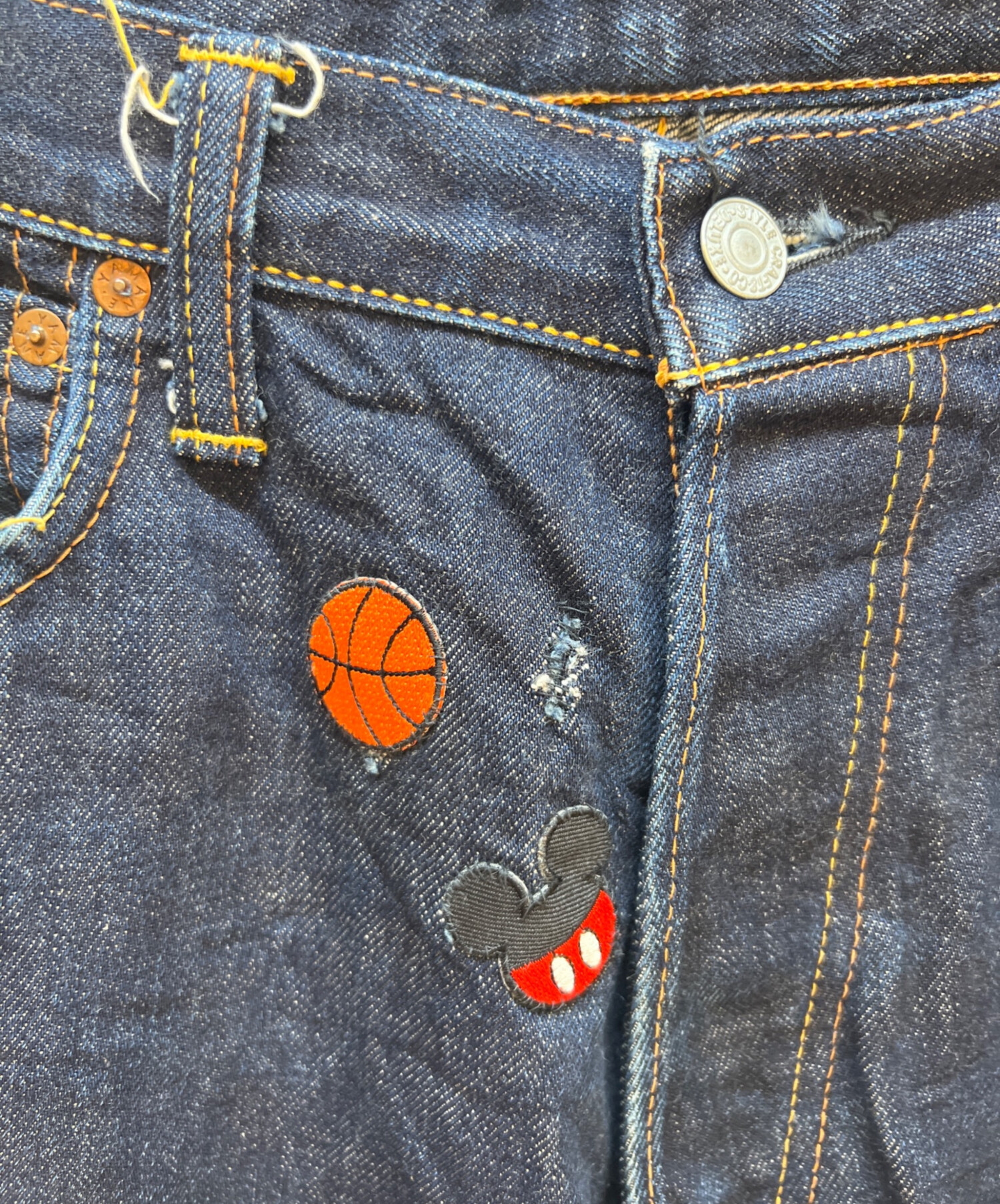 中古・古着通販】EVISU (エヴィス) デニムパンツ インディゴ サイズ