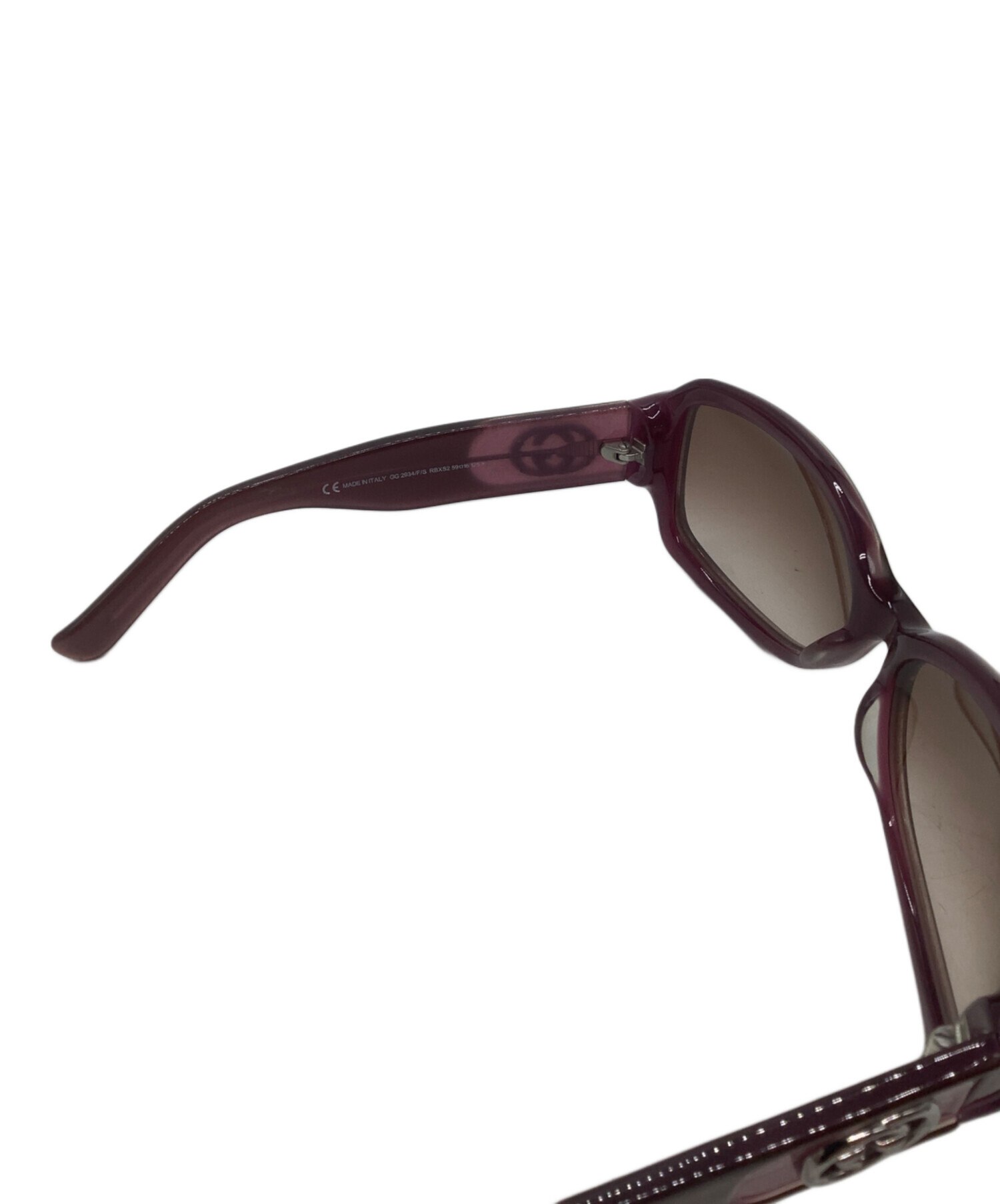 中古・古着通販】GUCCI (グッチ) サングラス パープル サイズ:59□16