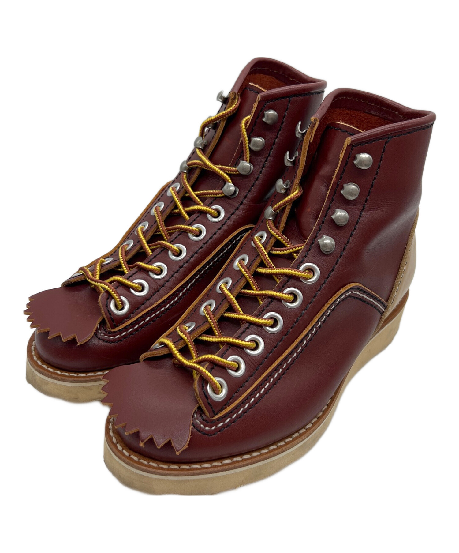 中古・古着通販】LONE WOLE BOOTS (ローンウルフブーツ) レースアップ 