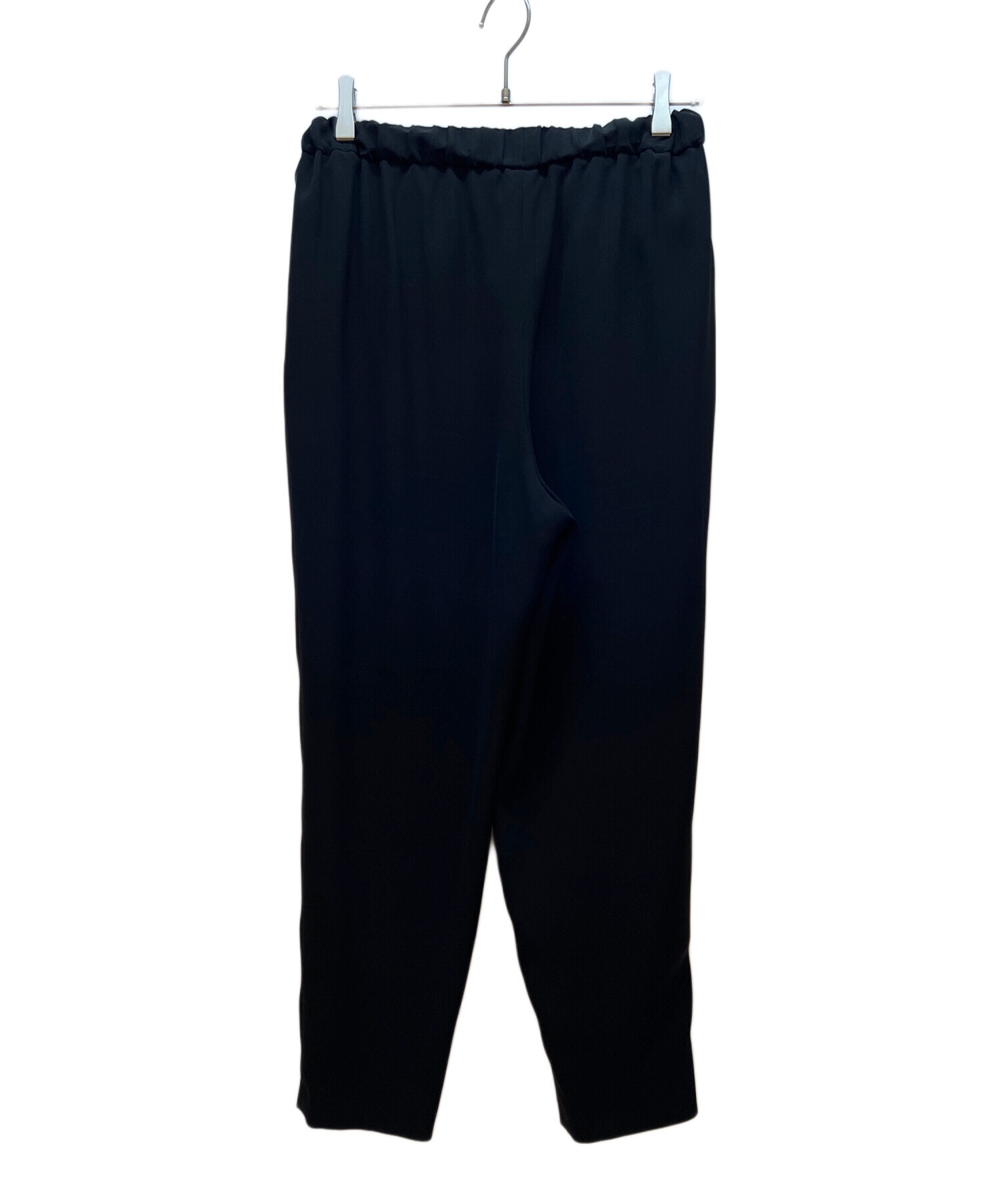 saqui ブラック パンツ ウエストリボン 中古・古着通販】saqui (サキ) リボンパンツ ブラック サイズ:M