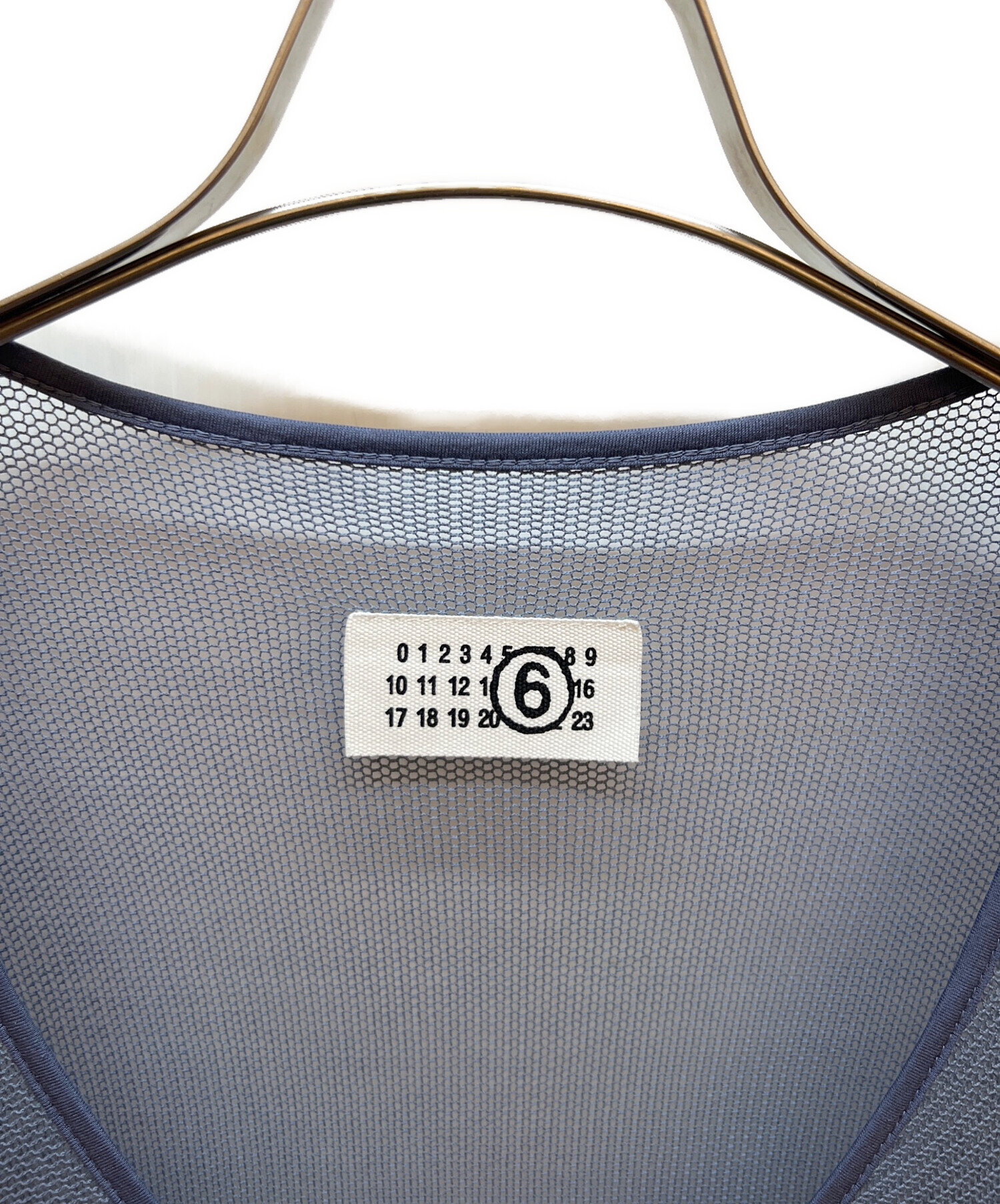 未使用 MM6マルジェラ 春夏 トップス カットソー Aライン ネイビー M 中古・古着通販】MM6 Maison Margiela (エムエムシックスメゾン