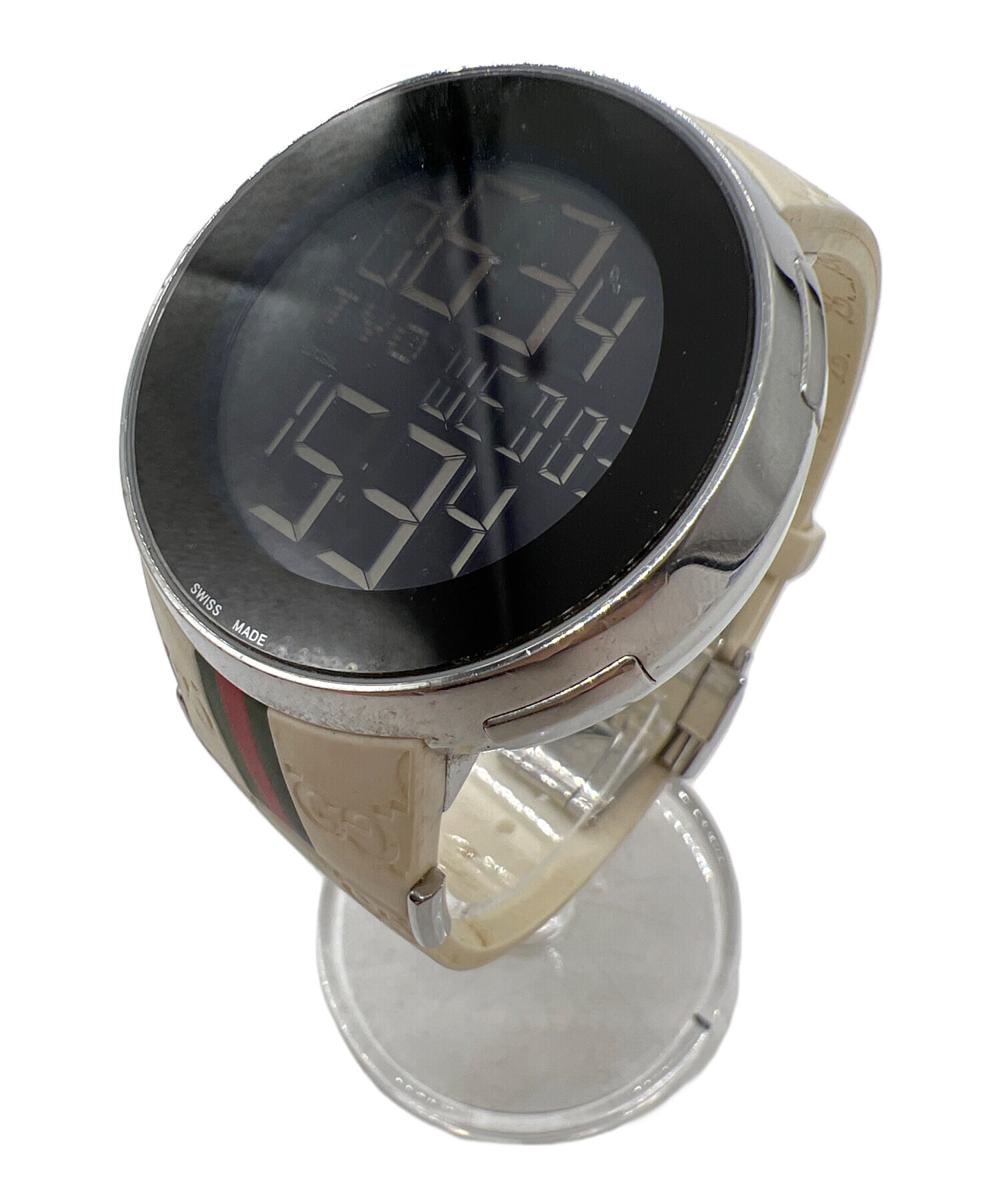 【USED美品】GUCCI デジタル腕時計 中古・古着通販】GUCCI (グッチ) デジタルウォッチ｜ブランド・古着