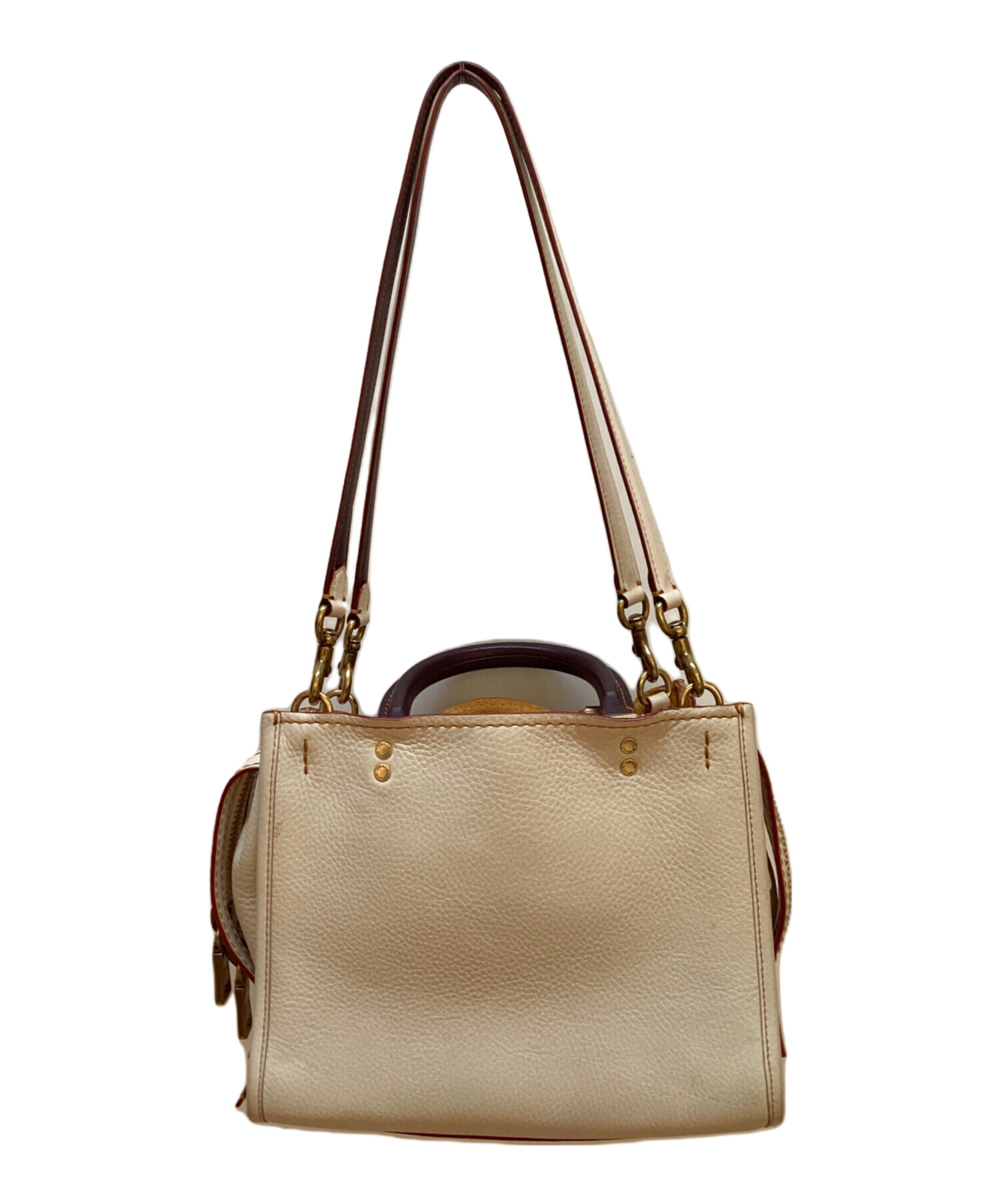 中古・古着通販】COACH (コーチ) 2WAYショルダーバッグ ホワイト 