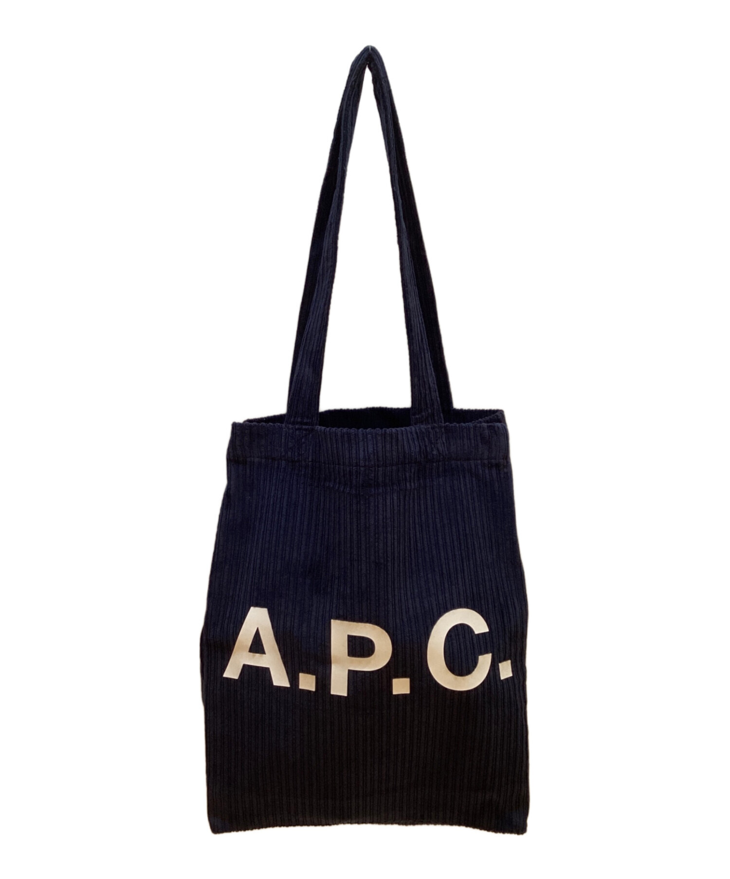 中古・古着通販】A.P.C. (アーペーセー) トートバッグ ネイビー 未使用 