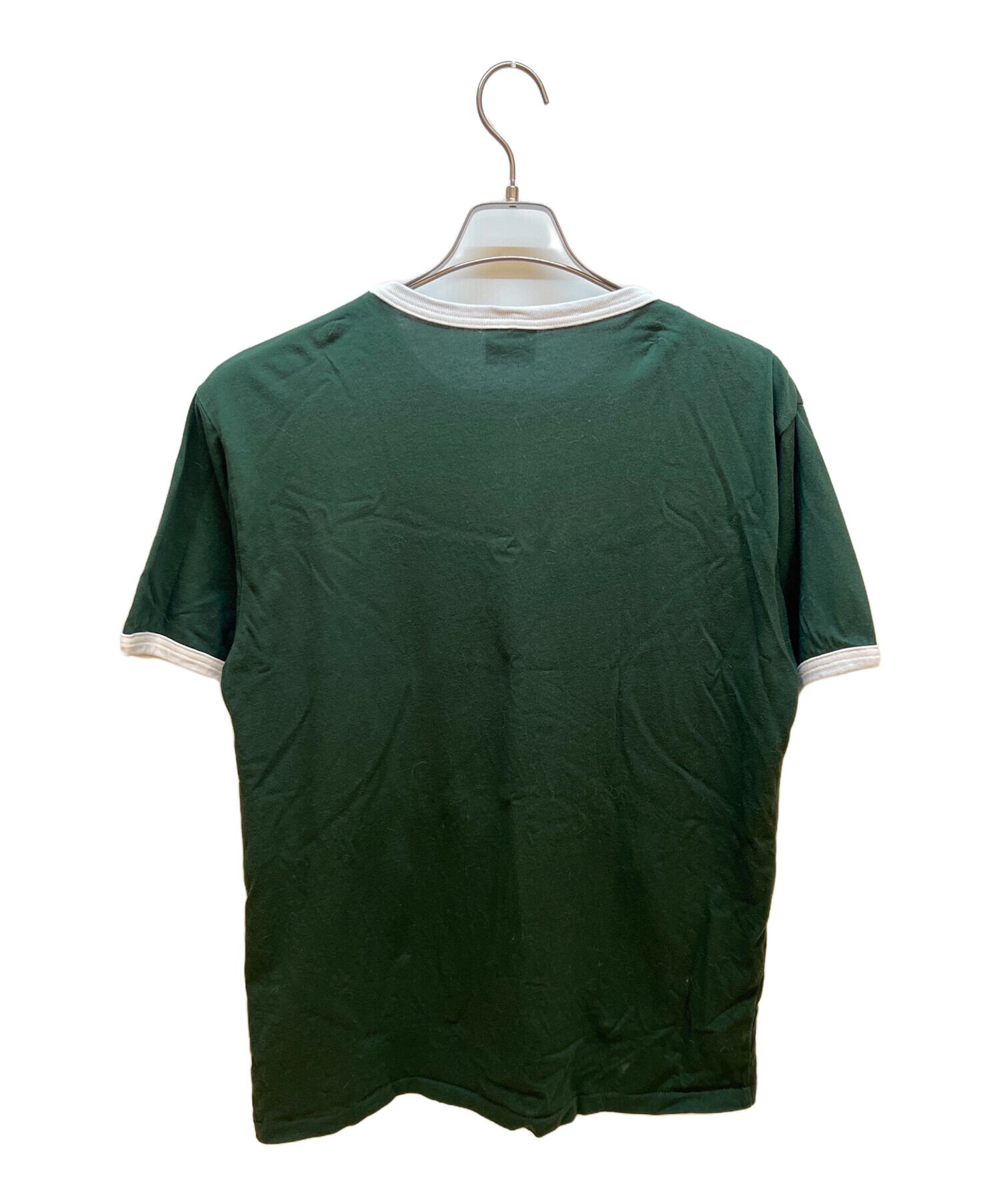 中古・古着通販】BoTT (ボット) プリントTシャツ グリーン×ホワイト