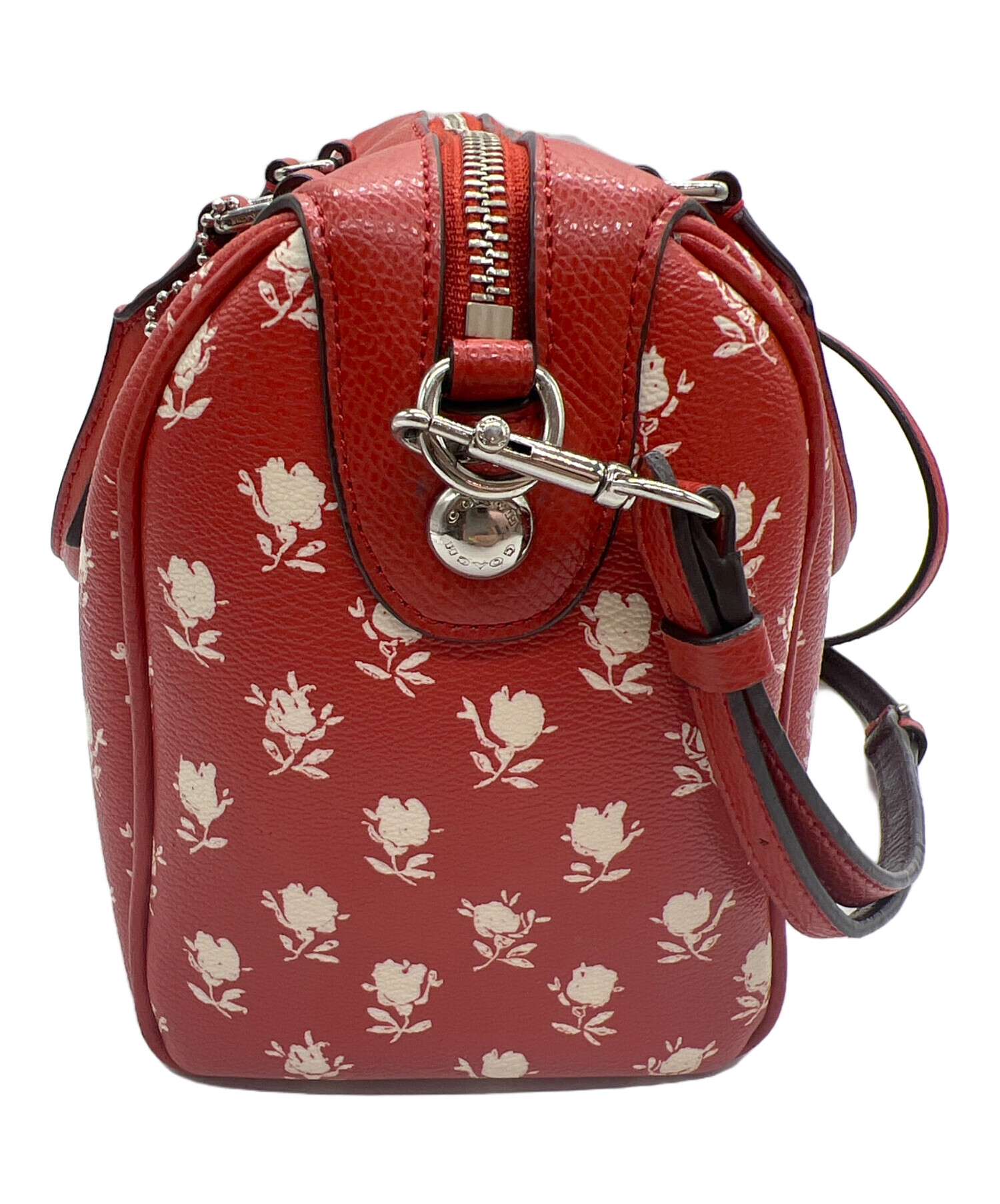 中古・古着通販】COACH (コーチ) 2WAYショルダーバッグ レッド