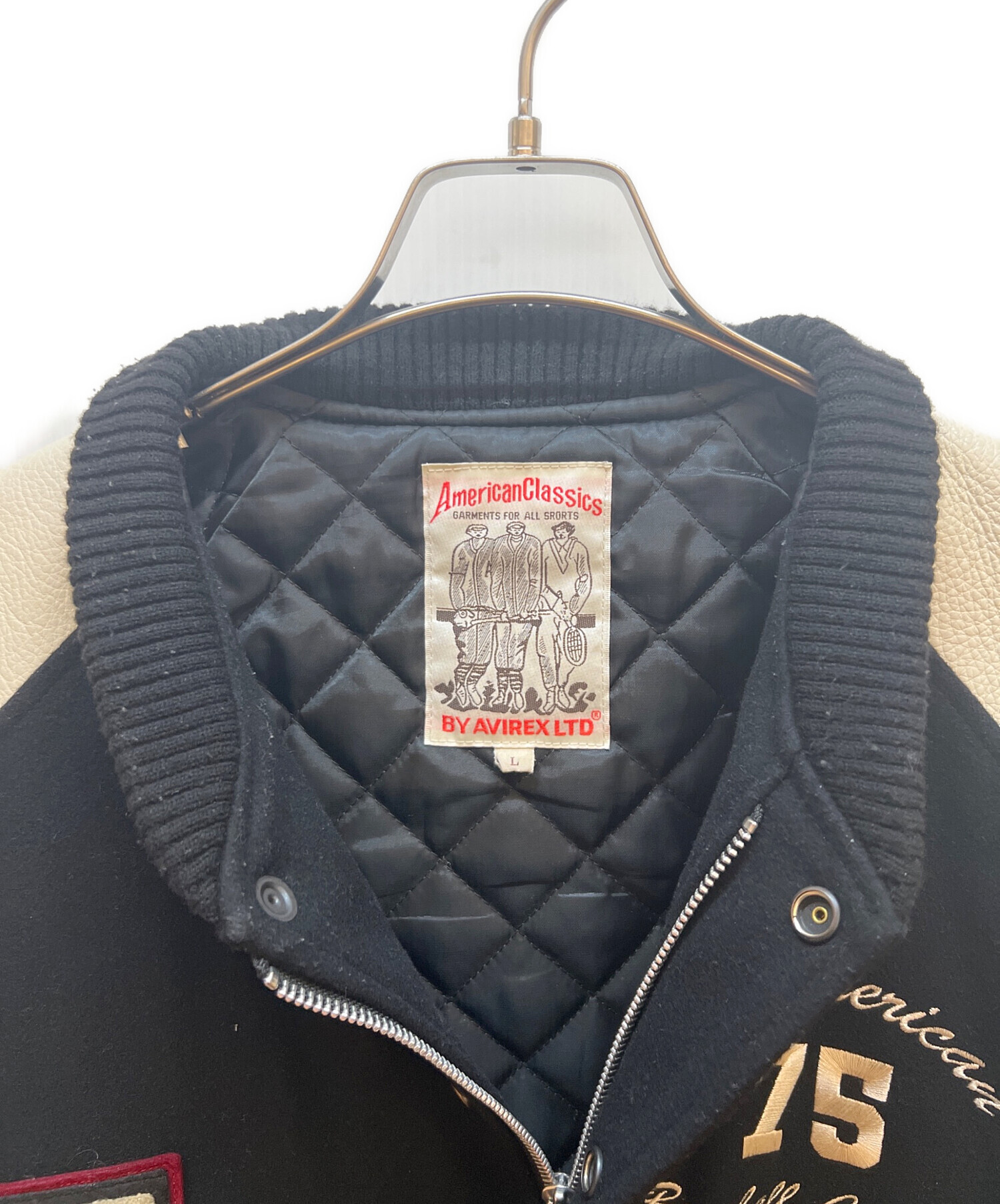 中古・古着通販】AVIREX (アヴィレックス) スタジャン ネイビー