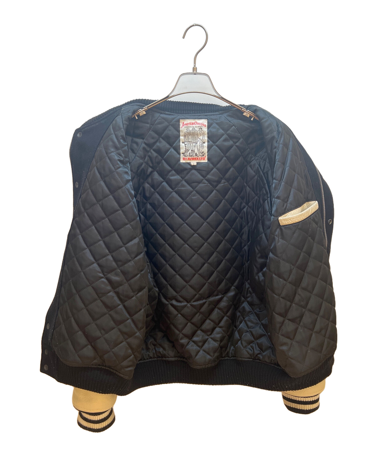 中古・古着通販】AVIREX (アヴィレックス) スタジャン ネイビー