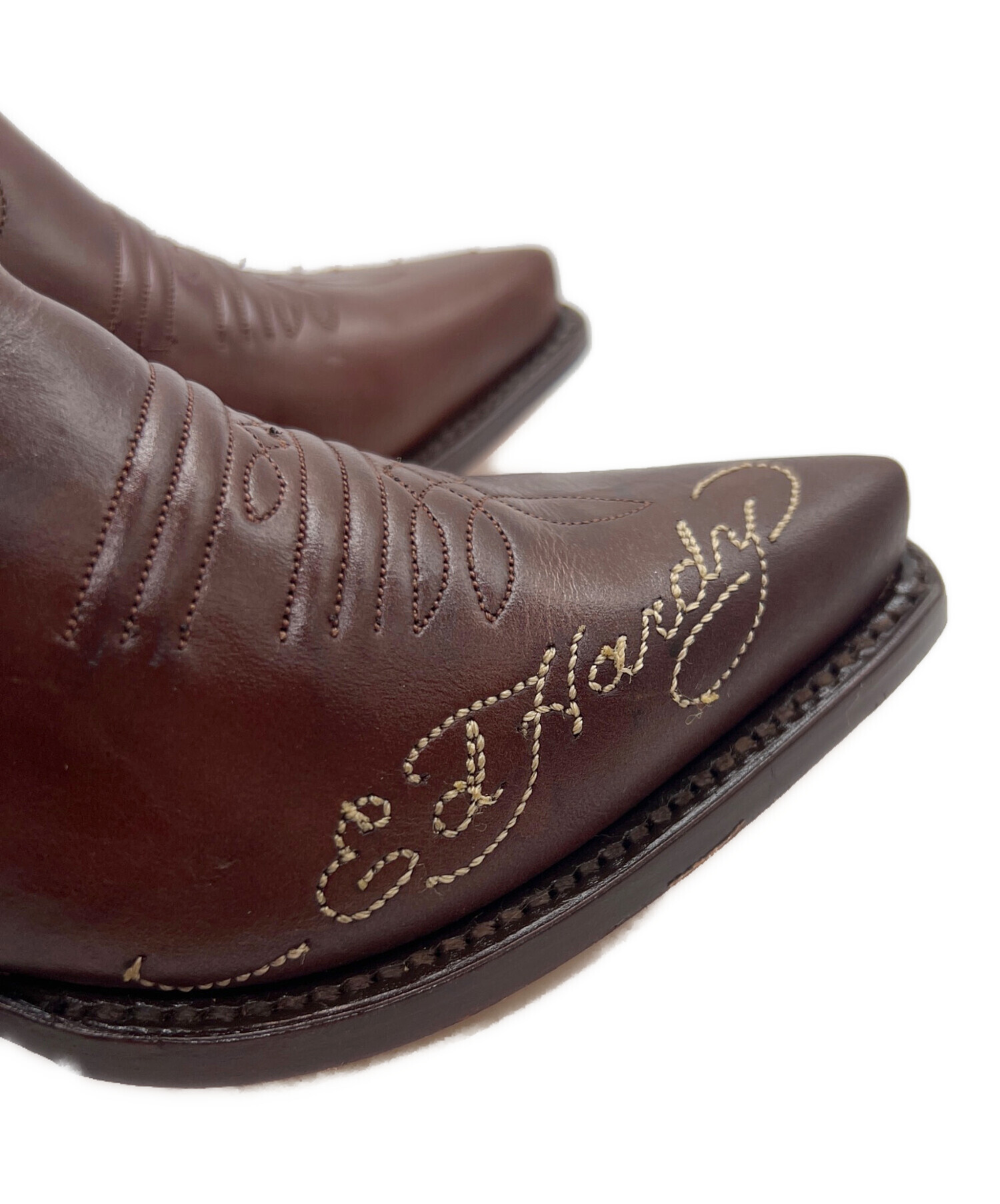 中古・古着通販】Ed Hardy (エド ハーディー) ウェスタンブーツ ブルー