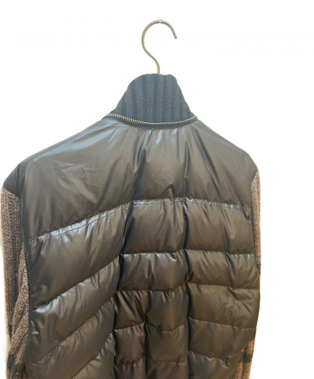 ドルチェ＆ガッバーナ　中綿ダウン　レザー切替ライダースジャケット 中古・古着通販】DOLCE & GABBANA (ドルチェ＆ガッバーナ) 切替ダウン