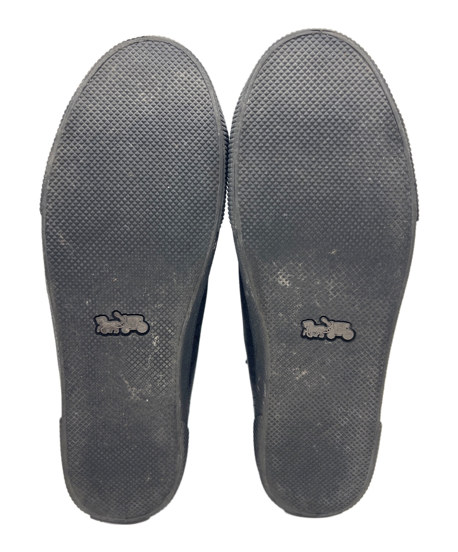 中古・古着通販】COACH (コーチ) ハイカットスニーカー グレー サイズ