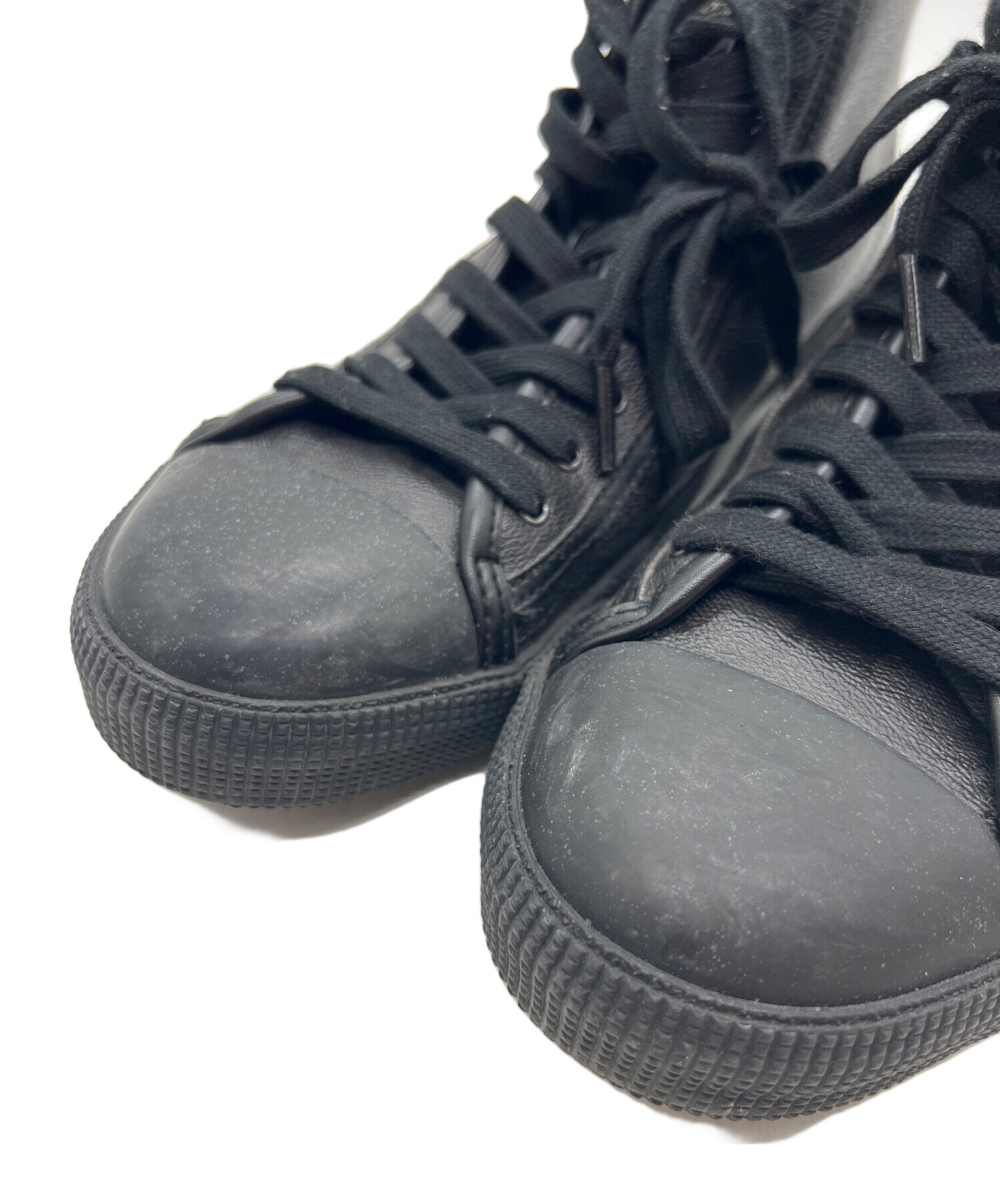 COACH ハイカットスニーカー 中古・古着通販】COACH (コーチ) ハイカットスニーカー グレー サイズ