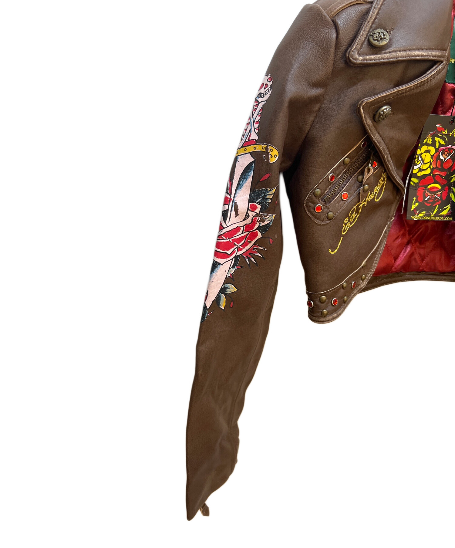 中古・古着通販】Ed Hardy (エド ハーディー) レザージャケット