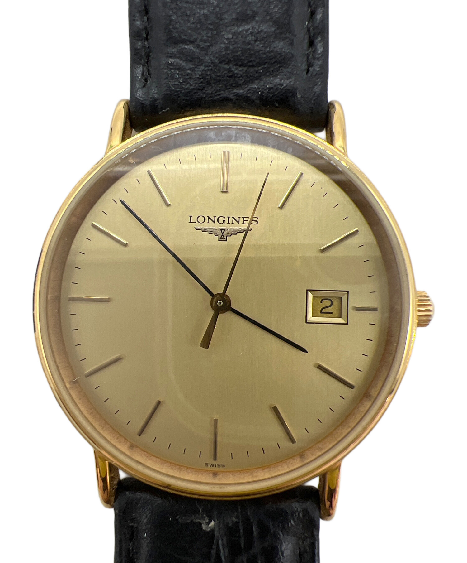 アナログ時計 シルバー ゴールド ロンジン 不動品 中古・古着通販】LONGINES (ロンジン) 腕時計 ゴールド｜ブランド