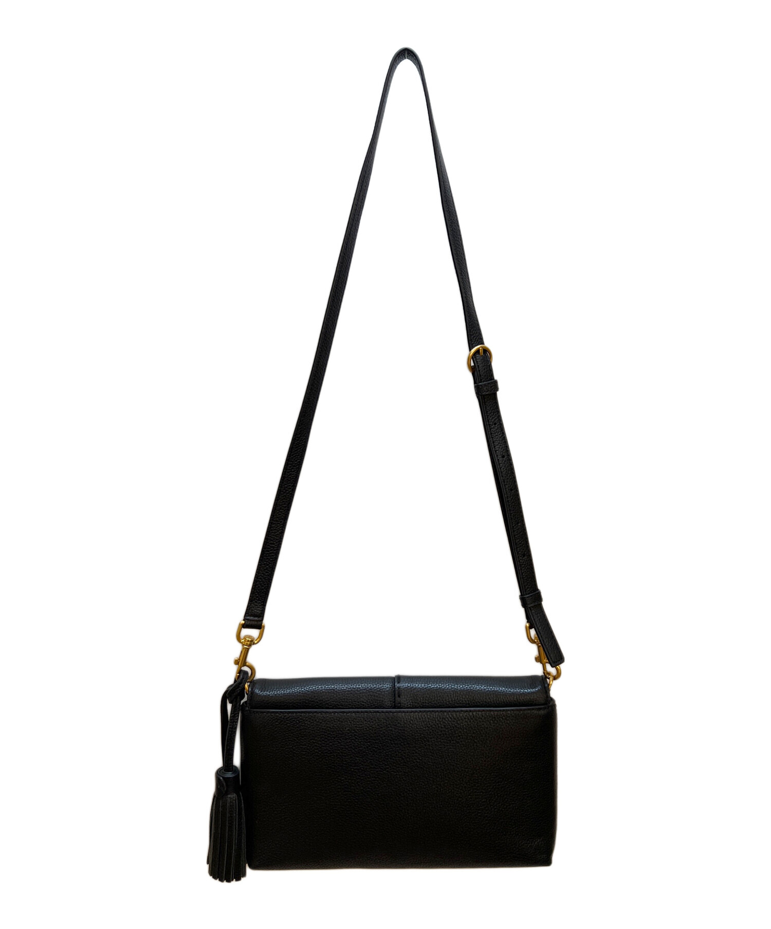 トリーバーチ　ショルダーバッグ　Ｔｏｒｙ　Ｂｕｒｃｈ　ブラック　中古 中古・古着通販】TORY BURCH (トリーバーチ) ショルダーバッグ