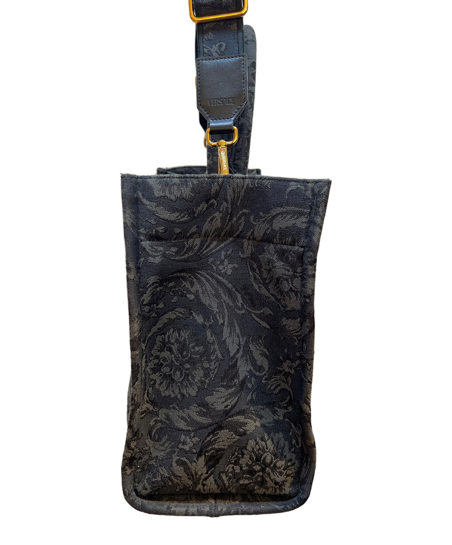 中古・古着通販】VERSACE (ヴェルサーチェ) 2WAYバッグ ブラック