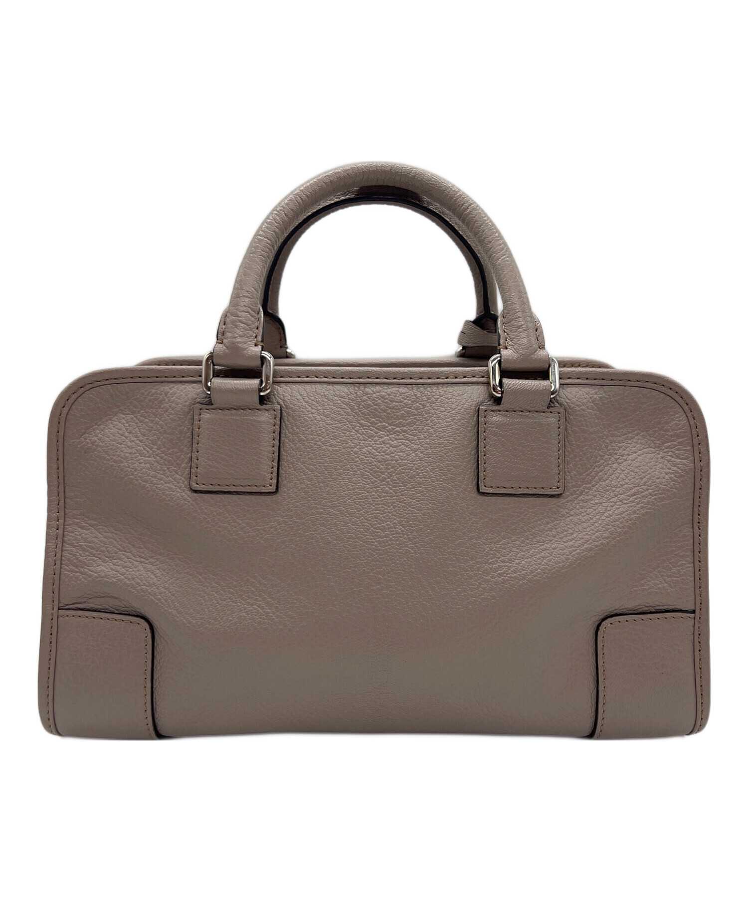 中古・古着通販】LOEWE (ロエベ) ハンドバッグ/アマソナ28 グレージュ 