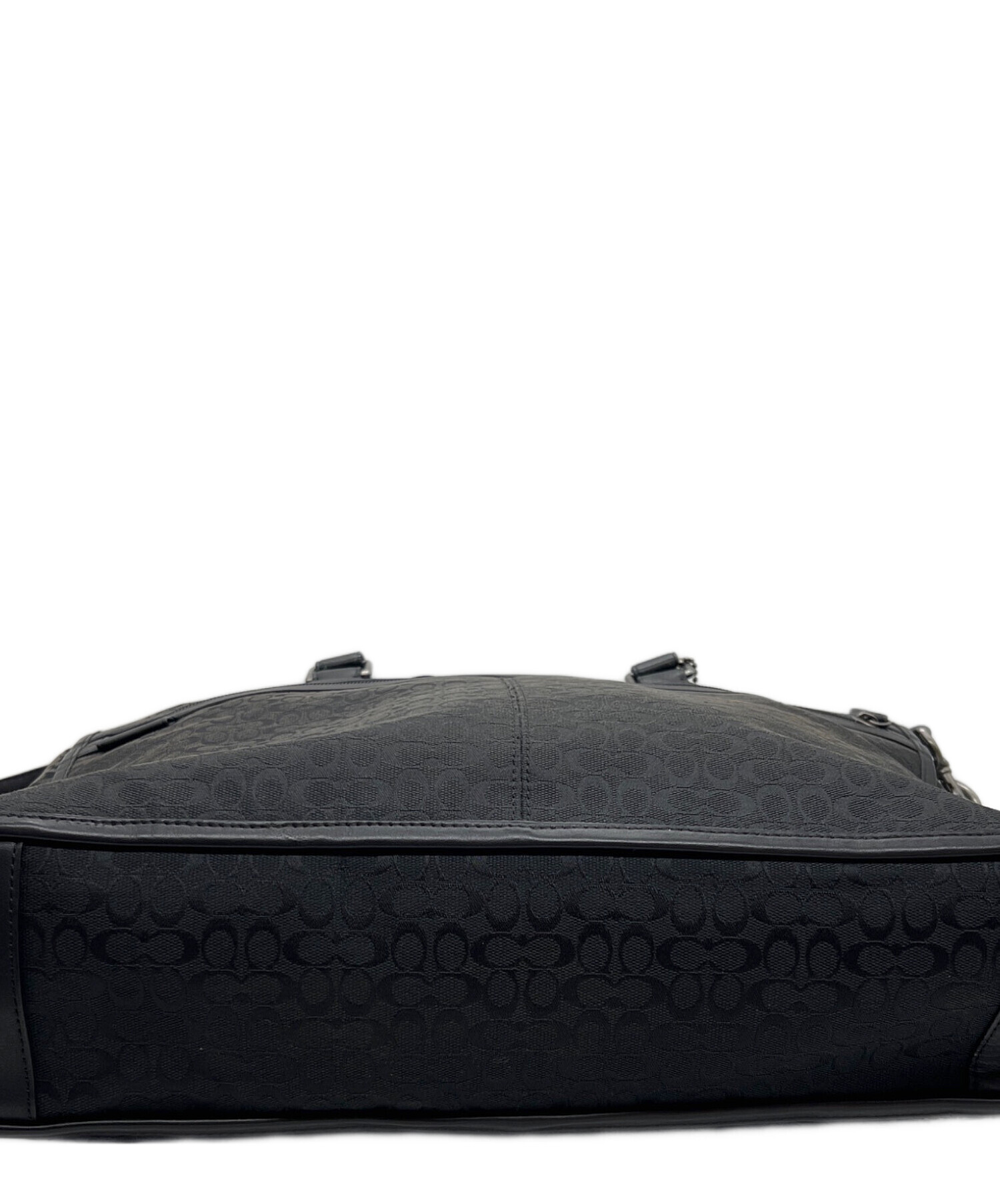 中古・古着通販】COACH (コーチ) ビジネスバッグ ブラック｜ブランド