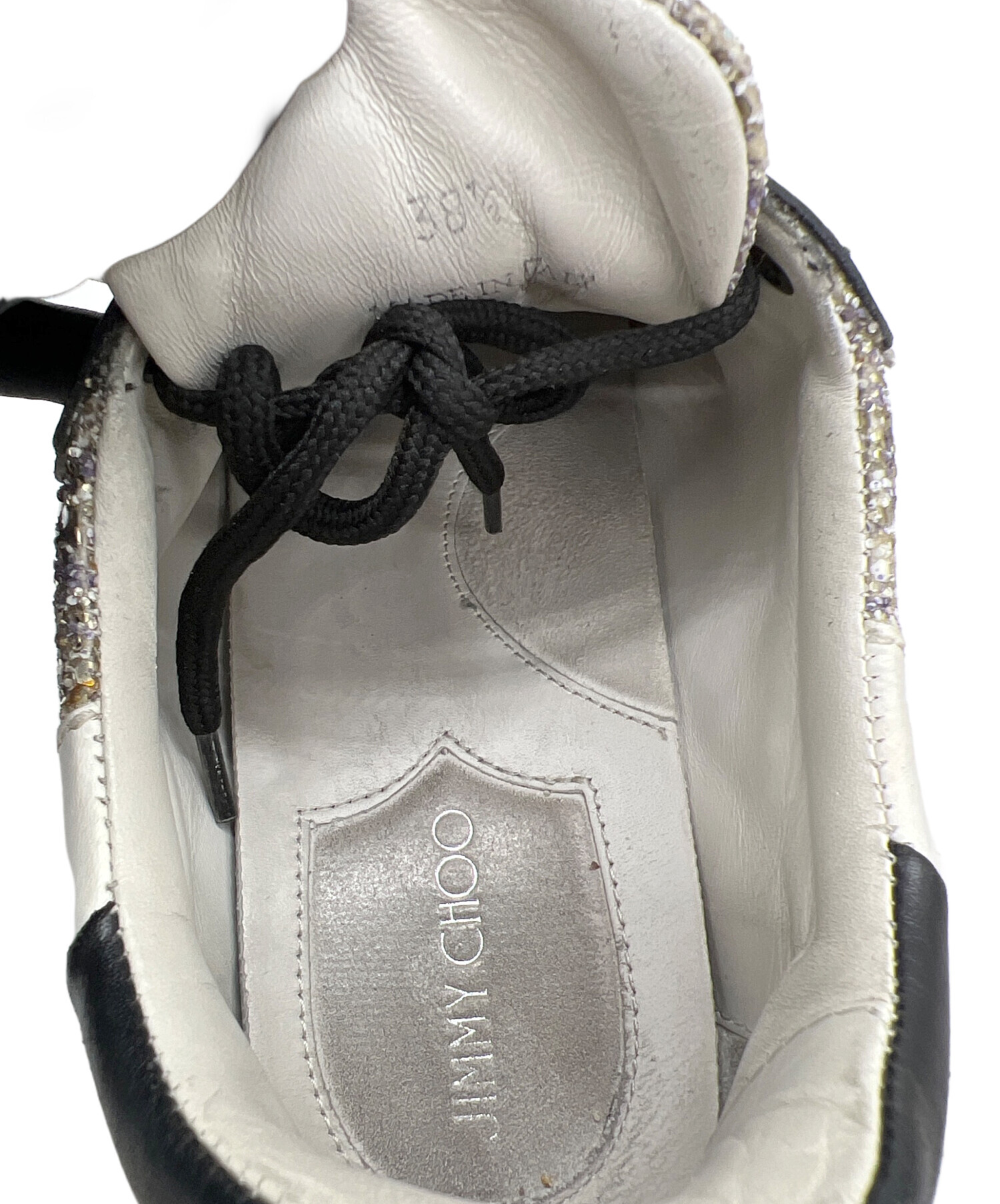 中古・古着通販】JIMMY CHOO (ジミーチュウ) 厚底スニーカー シルバー 