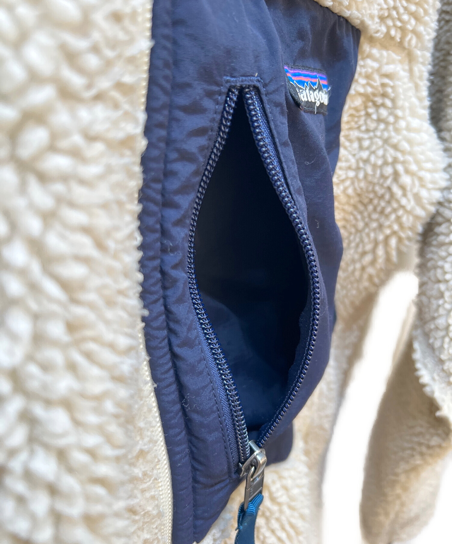 中古・古着通販】Patagonia (パタゴニア) フリースジャケット ネイビー 