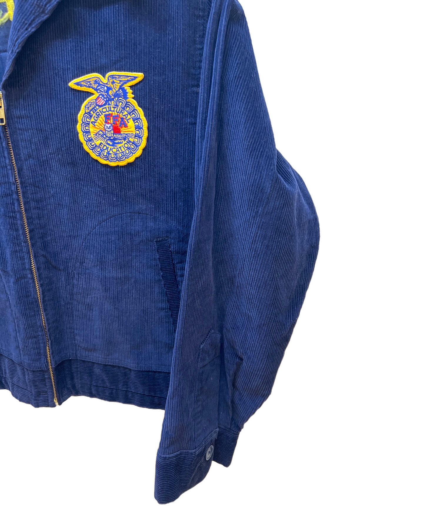 FFA ネイビージャケット FFAジャケット|コーデュロイ|ネイビー - 古着屋グレープフルーツ