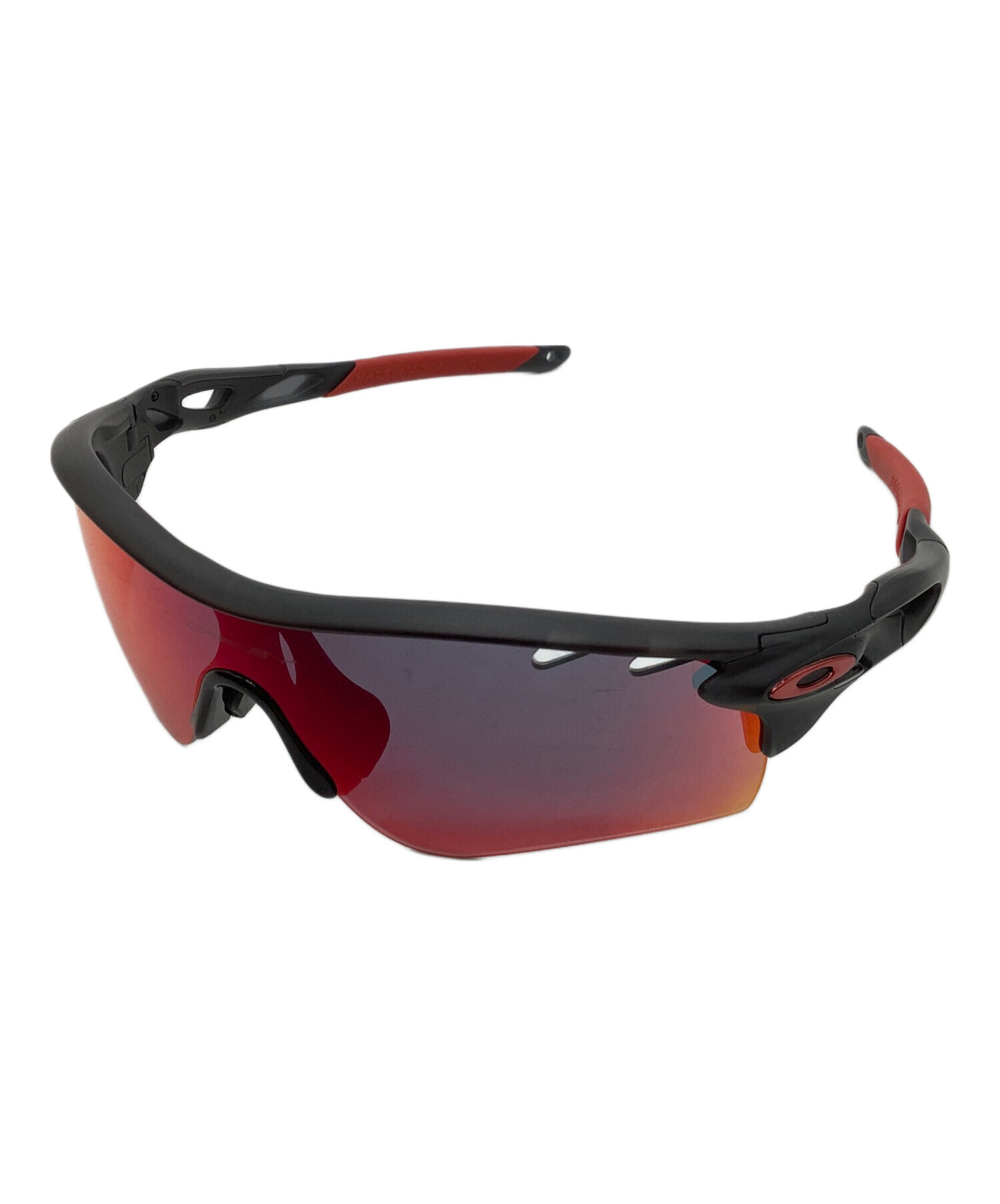 OAKLEY オークリー プラズマ　中古　ブラック レッド 中古・古着通販】OAKLEY (オークリー) サングラス/RADARRLOCK ブラック