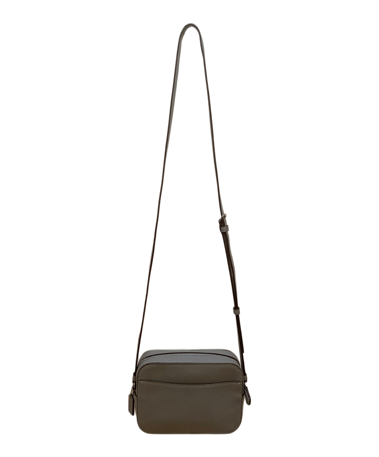中古・古着通販】COACH (コーチ) ショルダーバッグ ライトグレー