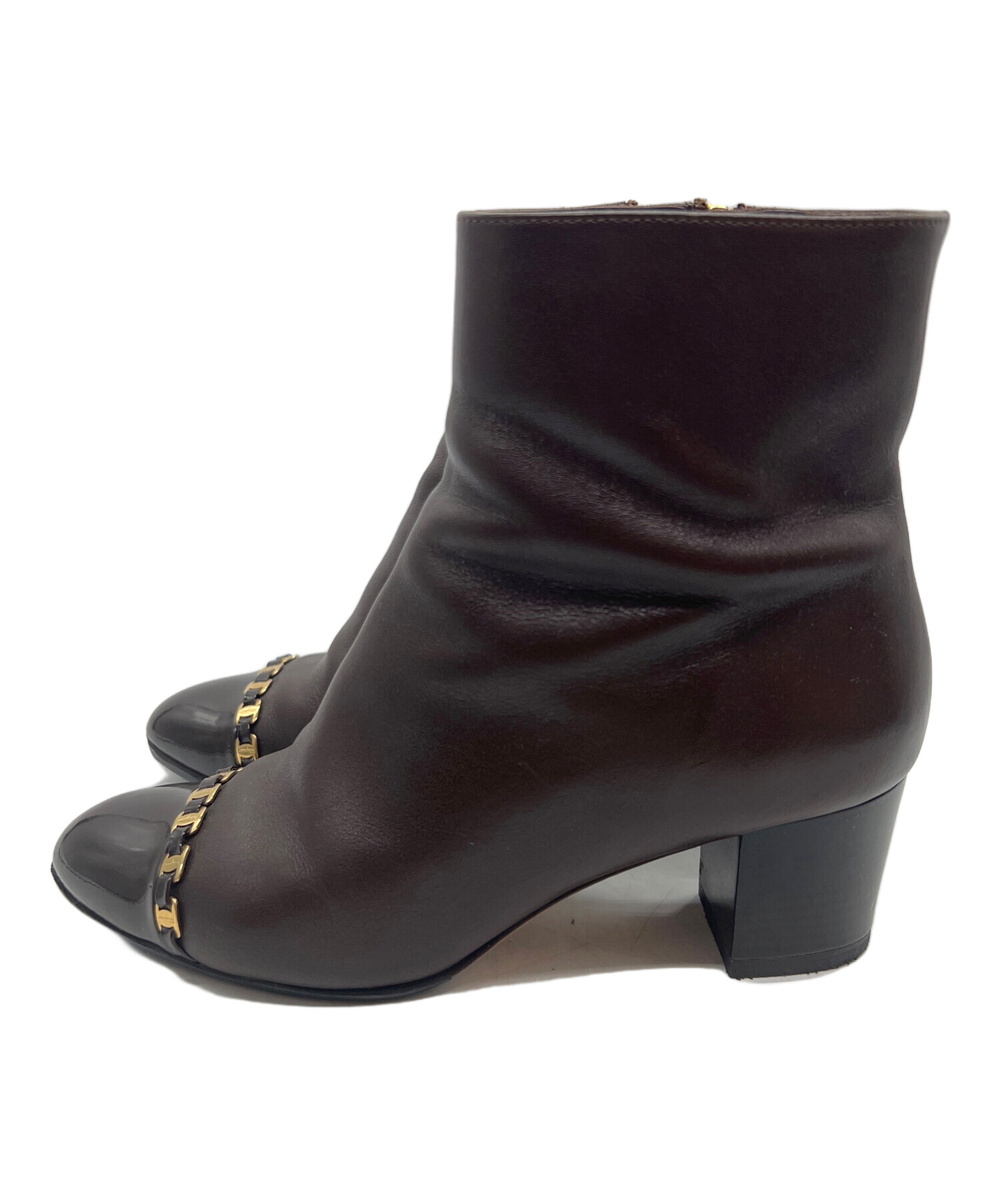 Ferragamoショートブーツ1回のみ使用 定価11万 Ferragamoショート