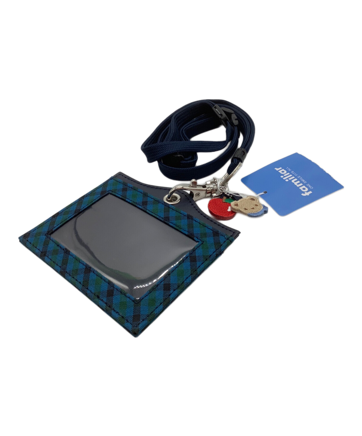 ホ　familiar 中古・古着通販】familiar (ファミリア) ネームホルダー ネイビー 未